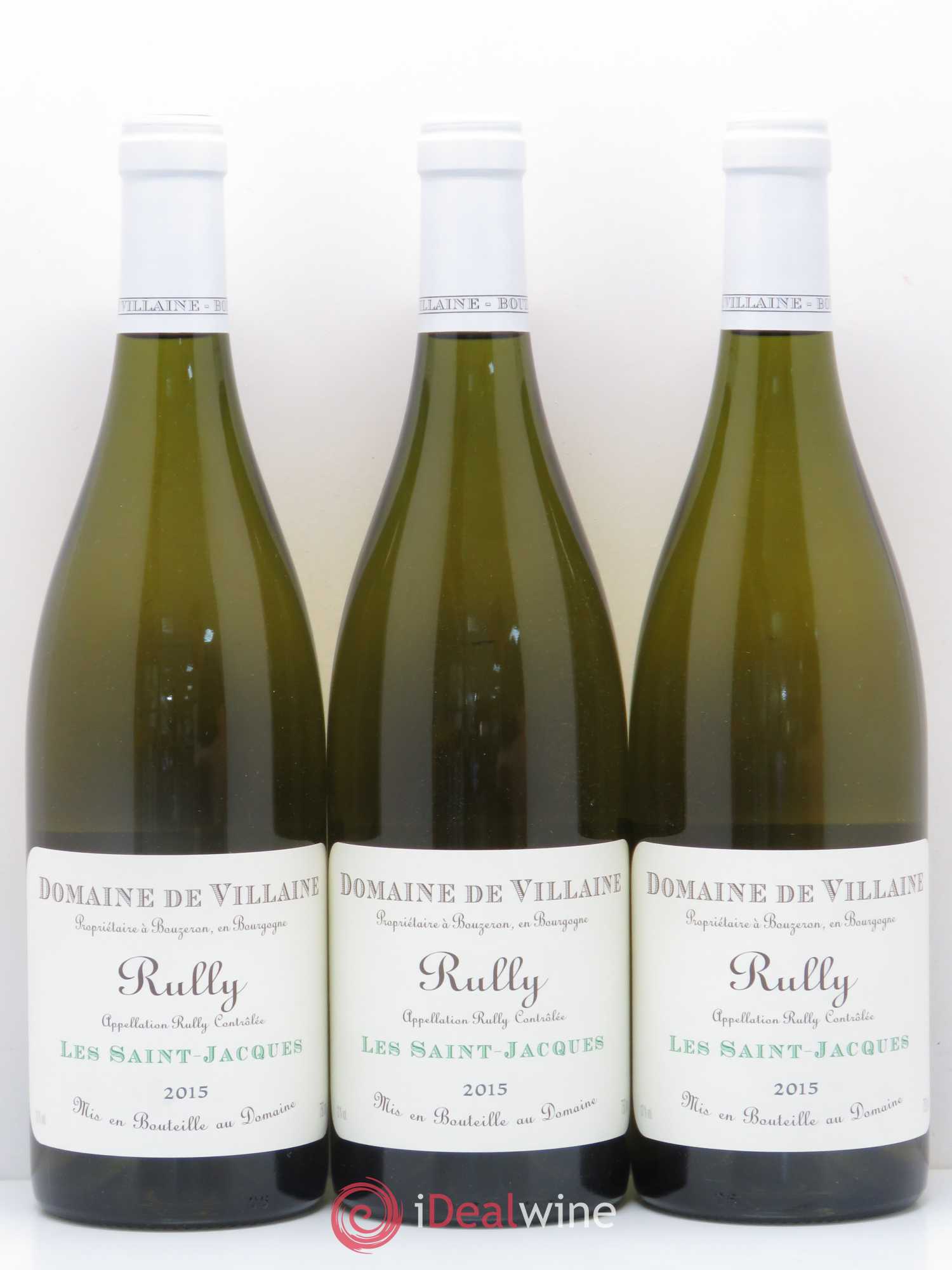 Rully Les Saint-Jacques Domaine de Villaine 2015 - Lot de 6 bouteilles - 2