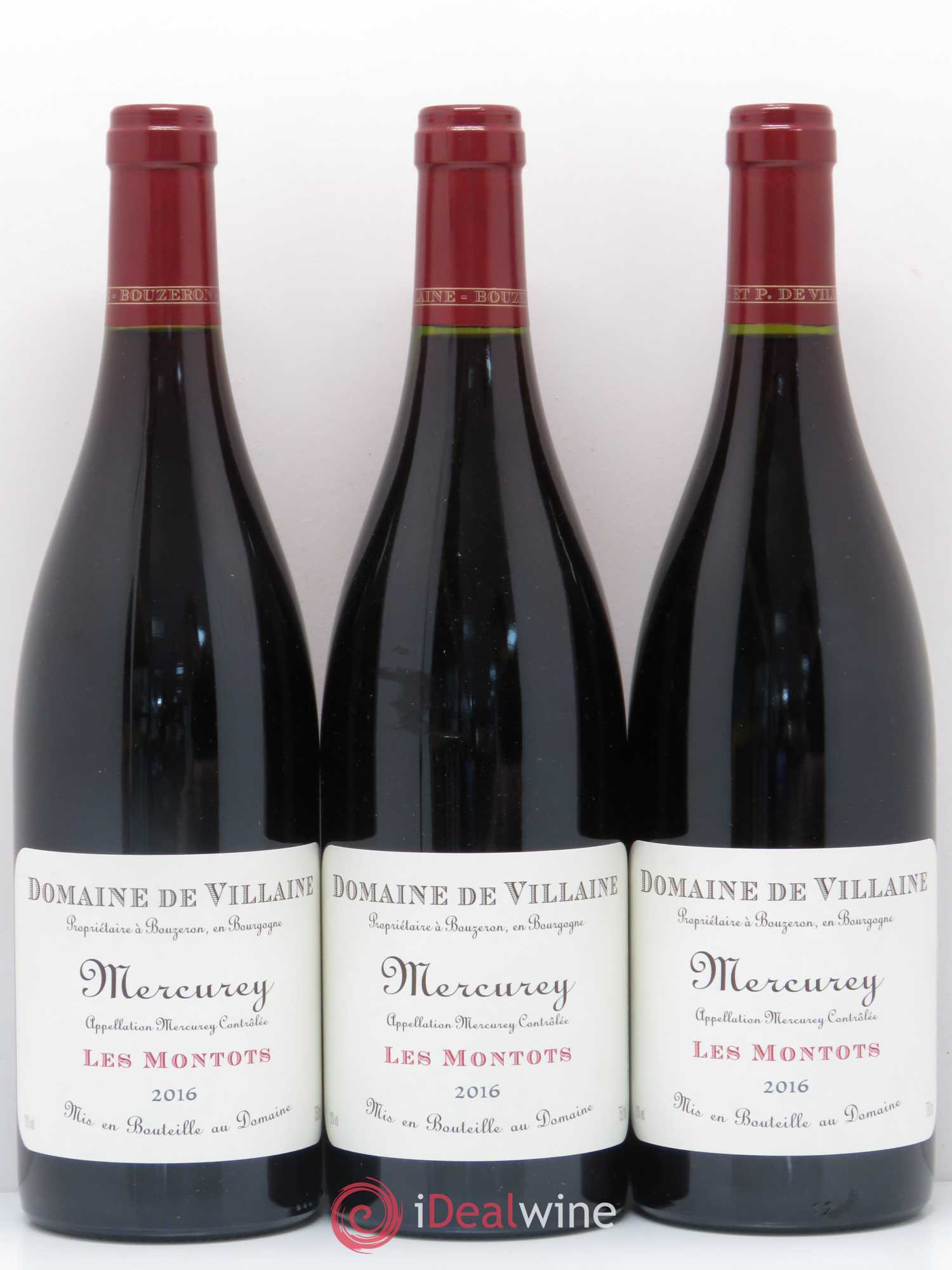 Mercurey Les Montots Domaine de Villaine 2016 - Lot de 6 bouteilles - 2