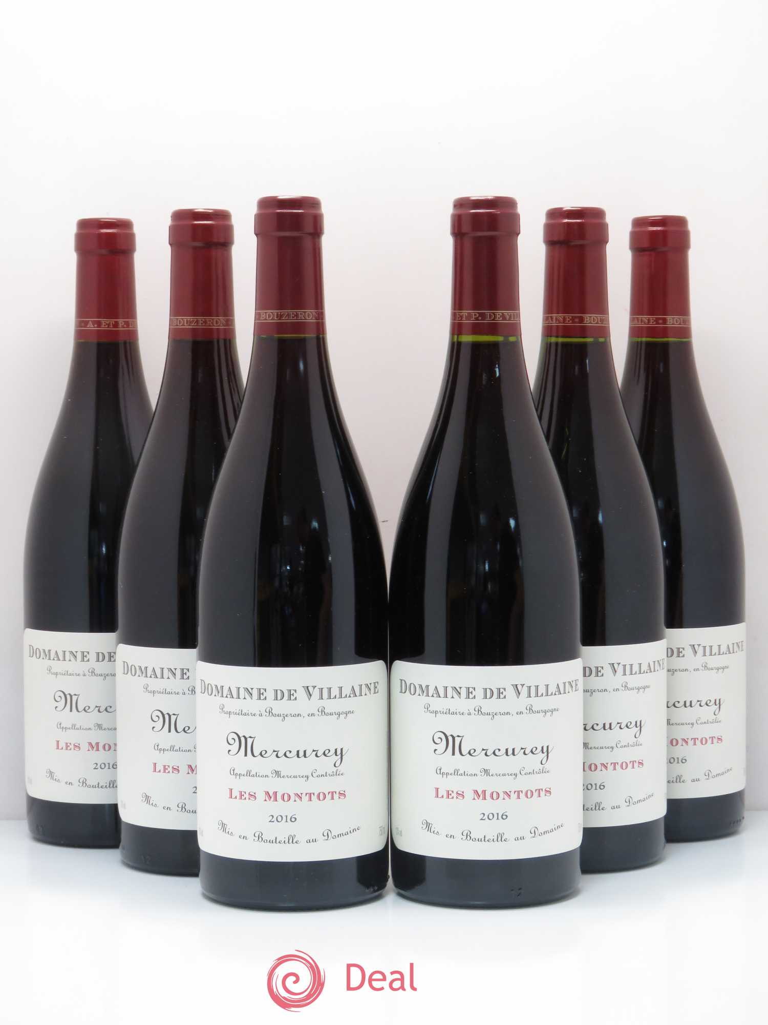Mercurey Les Montots Domaine de Villaine 2016 - Lot de 6 bouteilles - 0