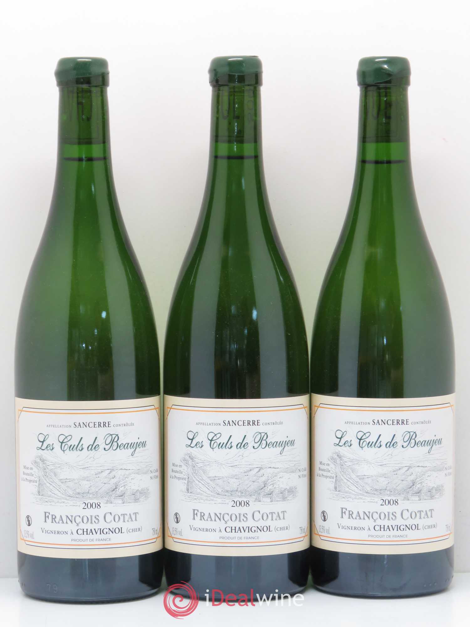 Sancerre Les Culs de Beaujeu François Cotat 2008 - Lot de 6 bouteilles - 2