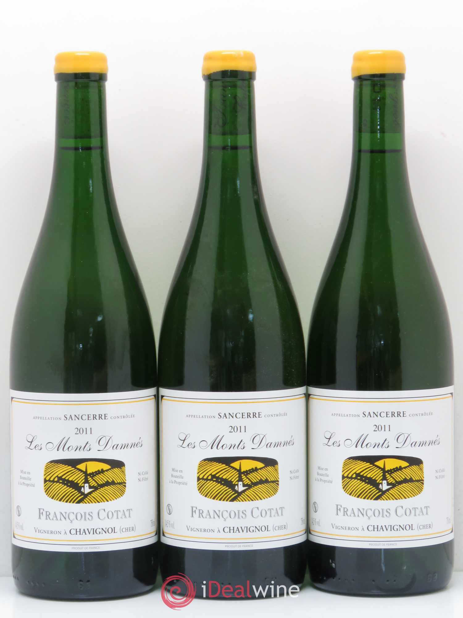 Sancerre Les Monts Damnés François Cotat 2011 - Lot de 3 bouteilles - 0
