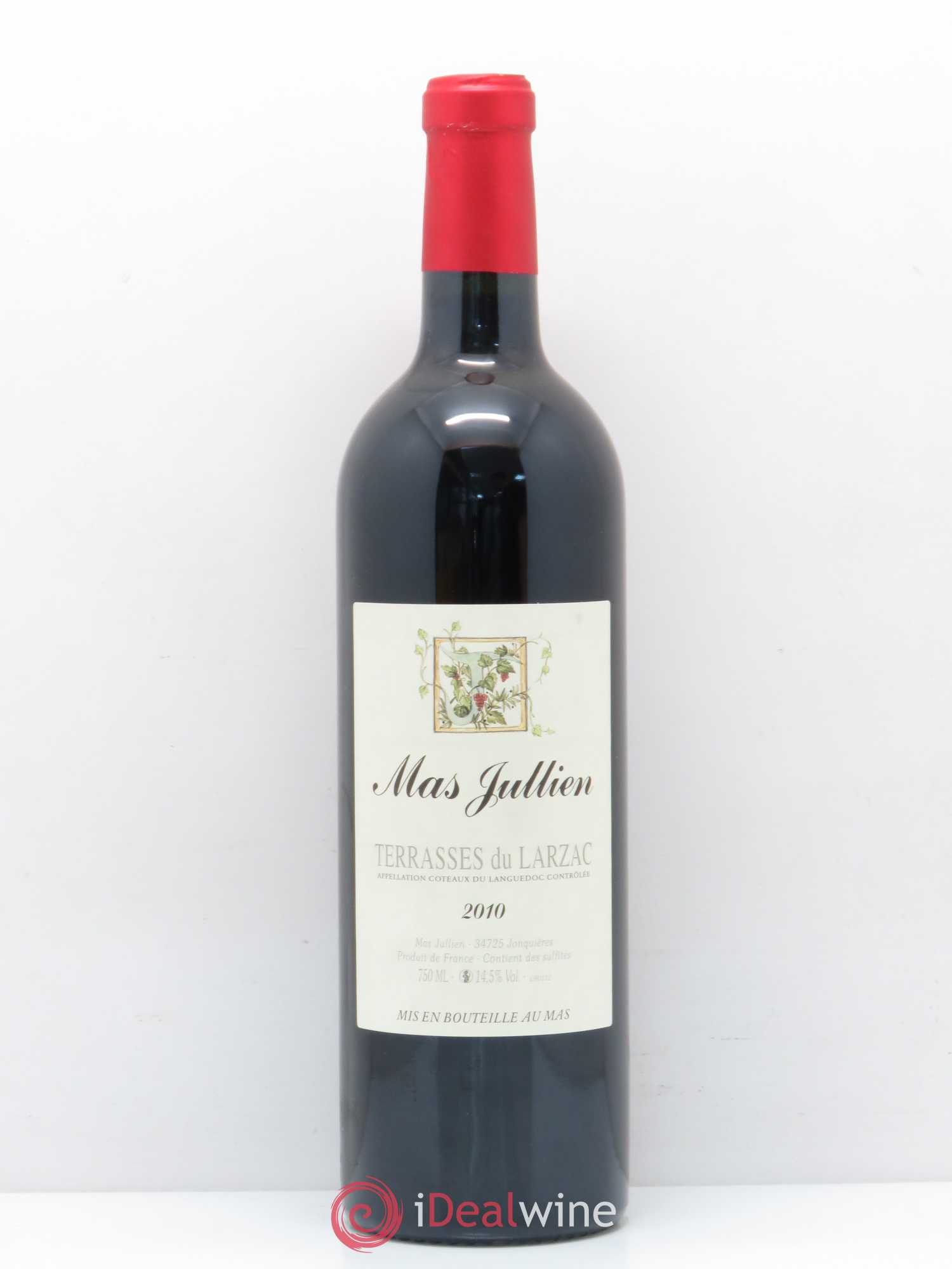 Terrasses du Larzac Mas Jullien Olivier Jullien 2010 - Lot de 1 bouteille - 0