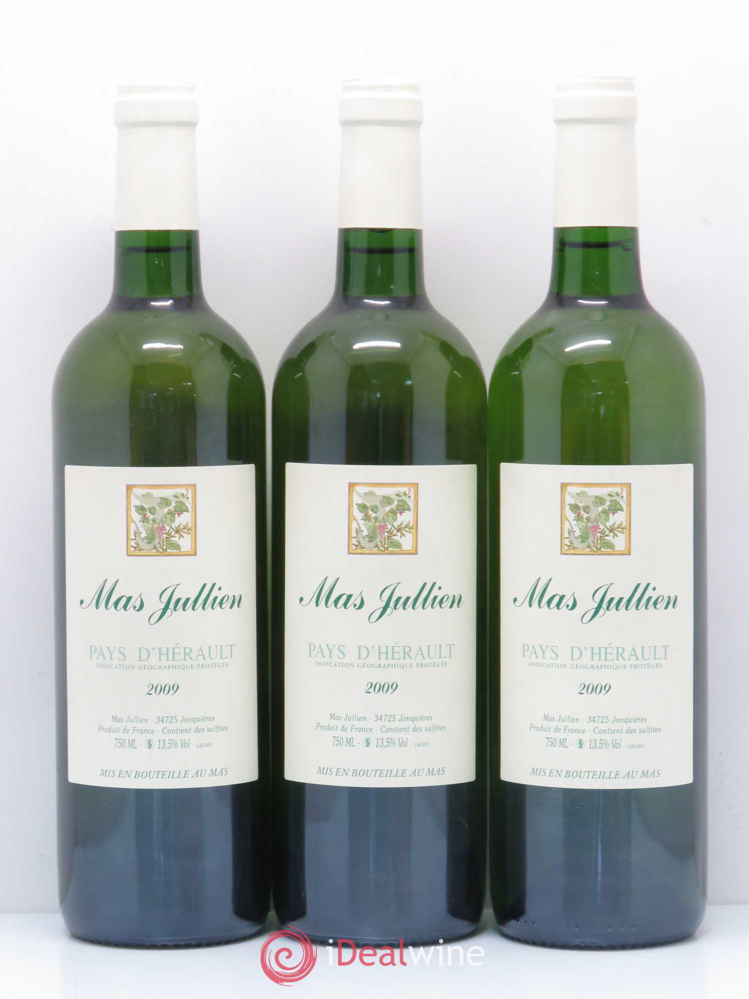Pays d'Hérault Mas Jullien Olivier Jullien 2009 - Lot de 6 bouteilles - 2