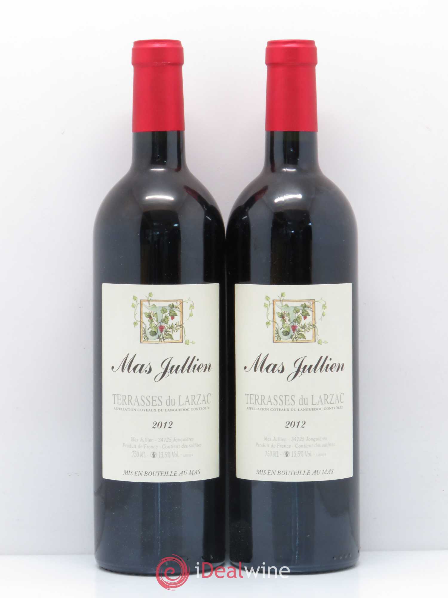 Terrasses du Larzac Mas Jullien Olivier Jullien 2012 - Lot de 2 bouteilles - 0