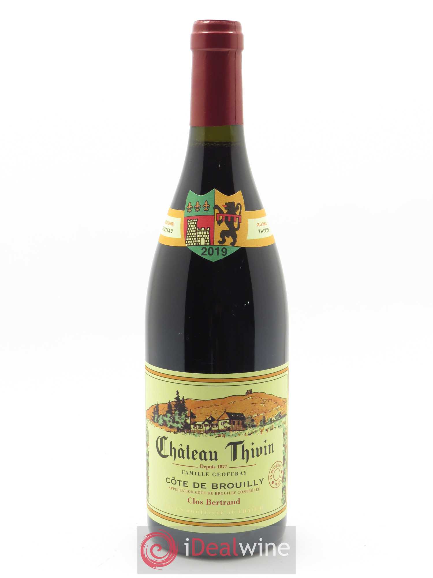 Côte de Brouilly Clos Bertrand Château Thivin 2019 - Lot de 1 bouteille - 0