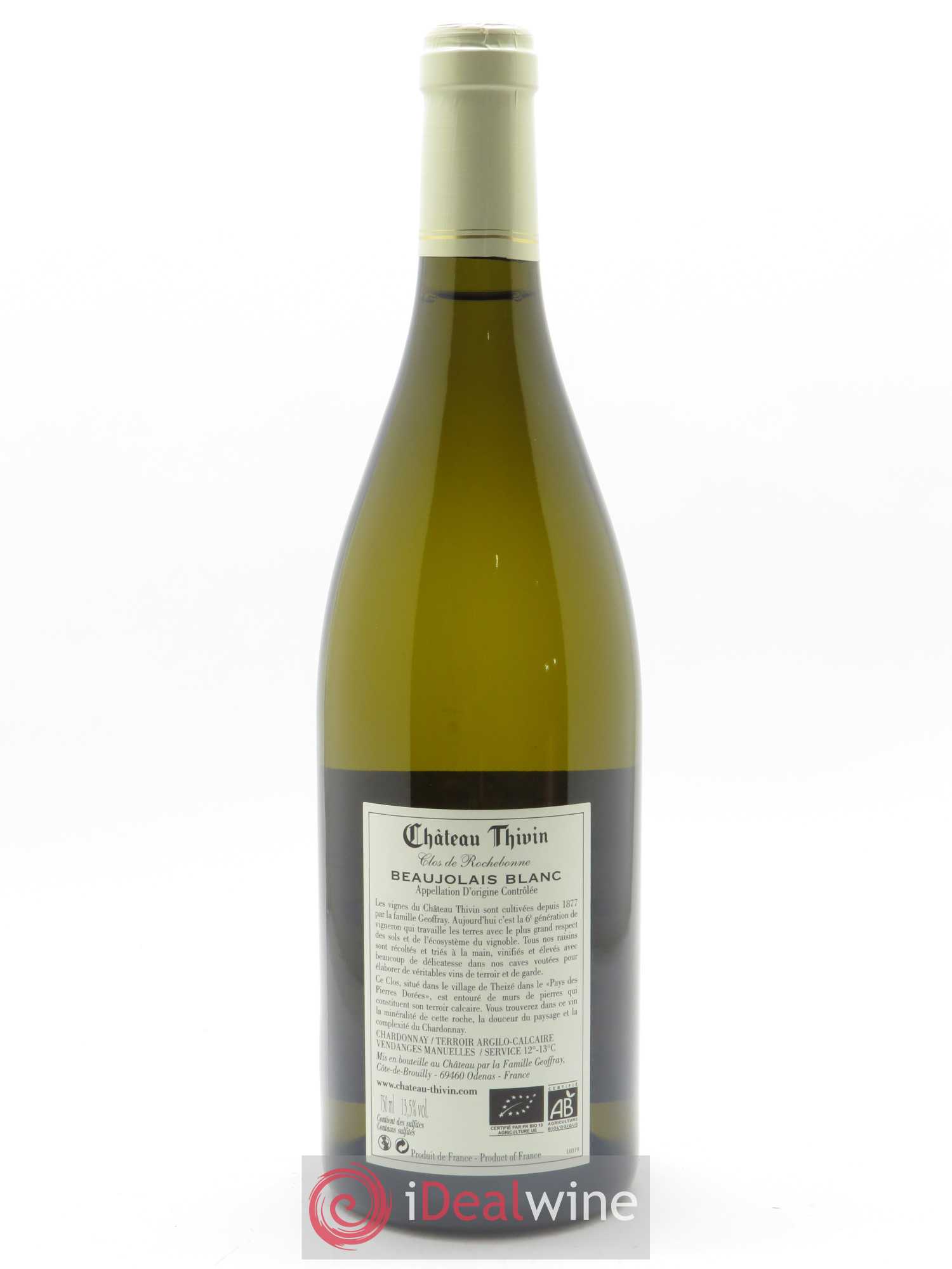 Beaujolais Clos de Rochebonne Château Thivin 2019 - Lot de 1 bouteille - 1