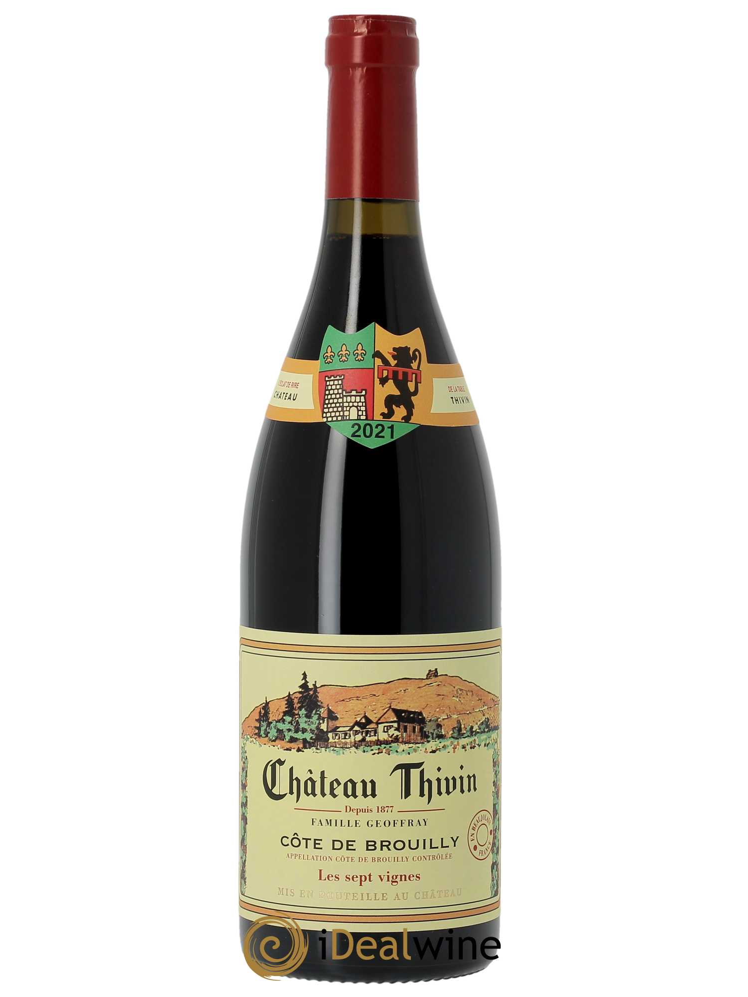 Côte de Brouilly Les 7 Vignes Château Thivin 2021 - Lot of 1 bottle - 0