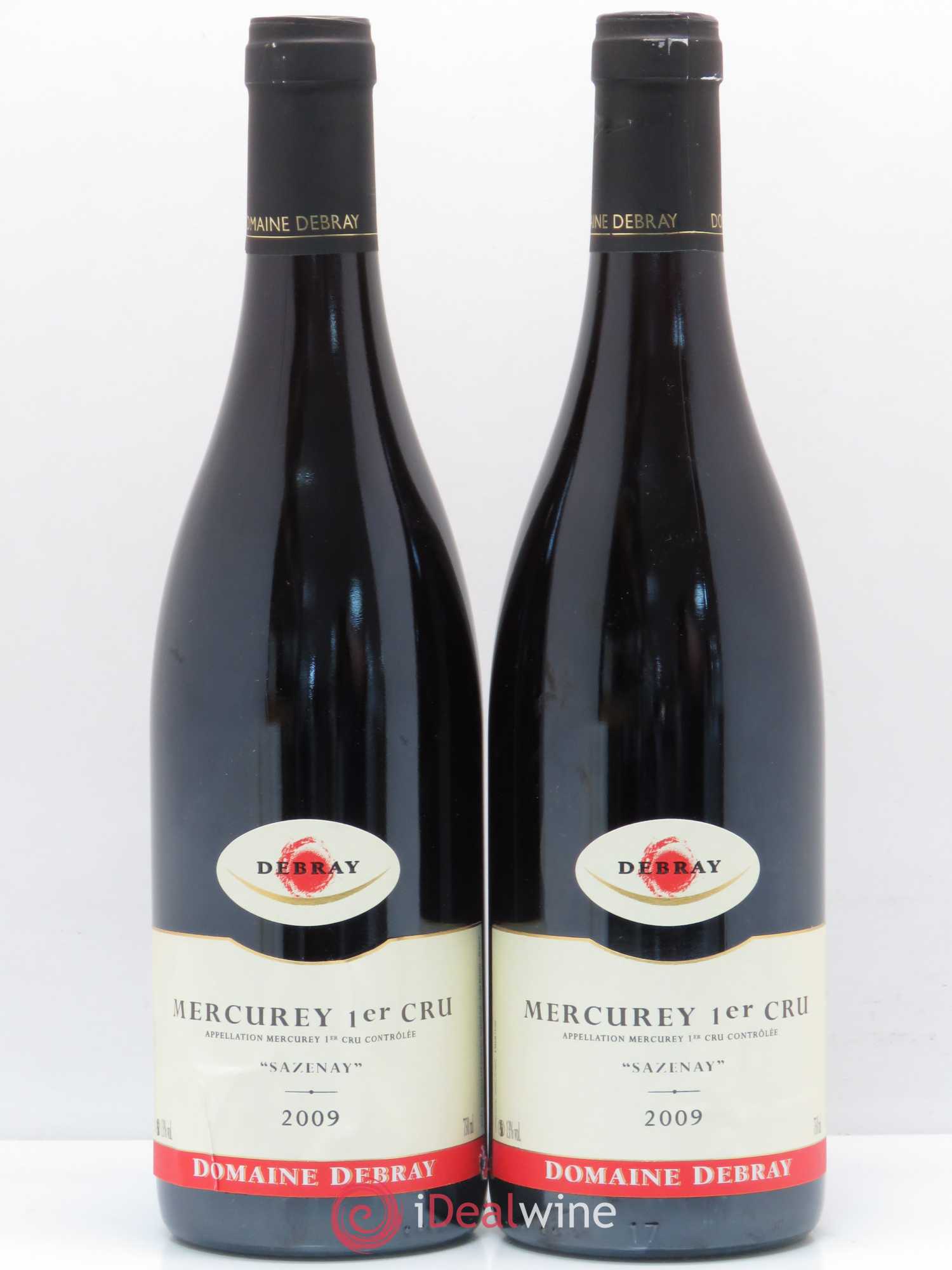 Mercurey 1er Cru Sazenay Debray 2009 - Posten von 2 Flaschen - 0