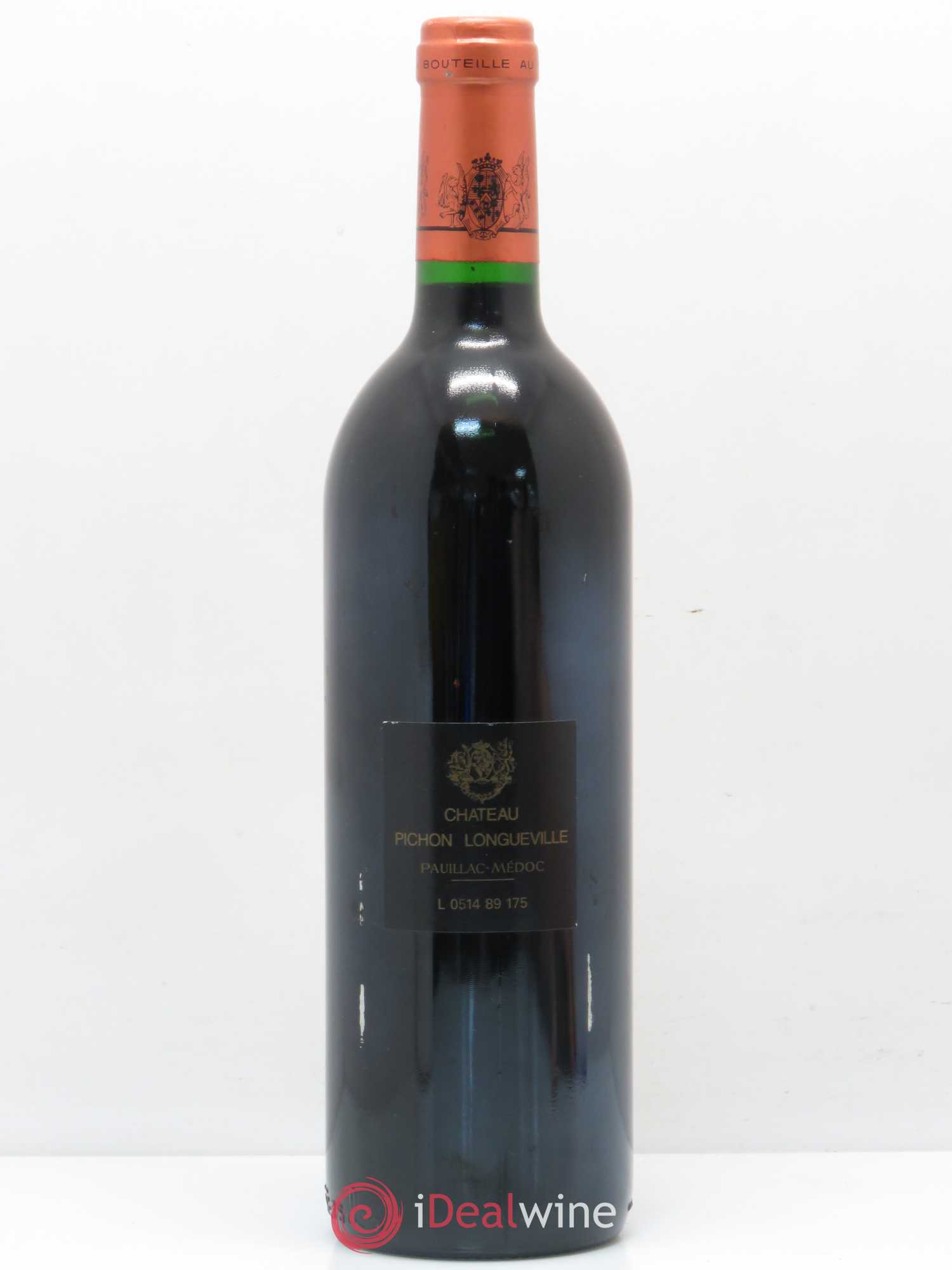 Pichon Longueville Baron 2ème Grand Cru Classé 1989 - Lot de 1 bouteille - 1