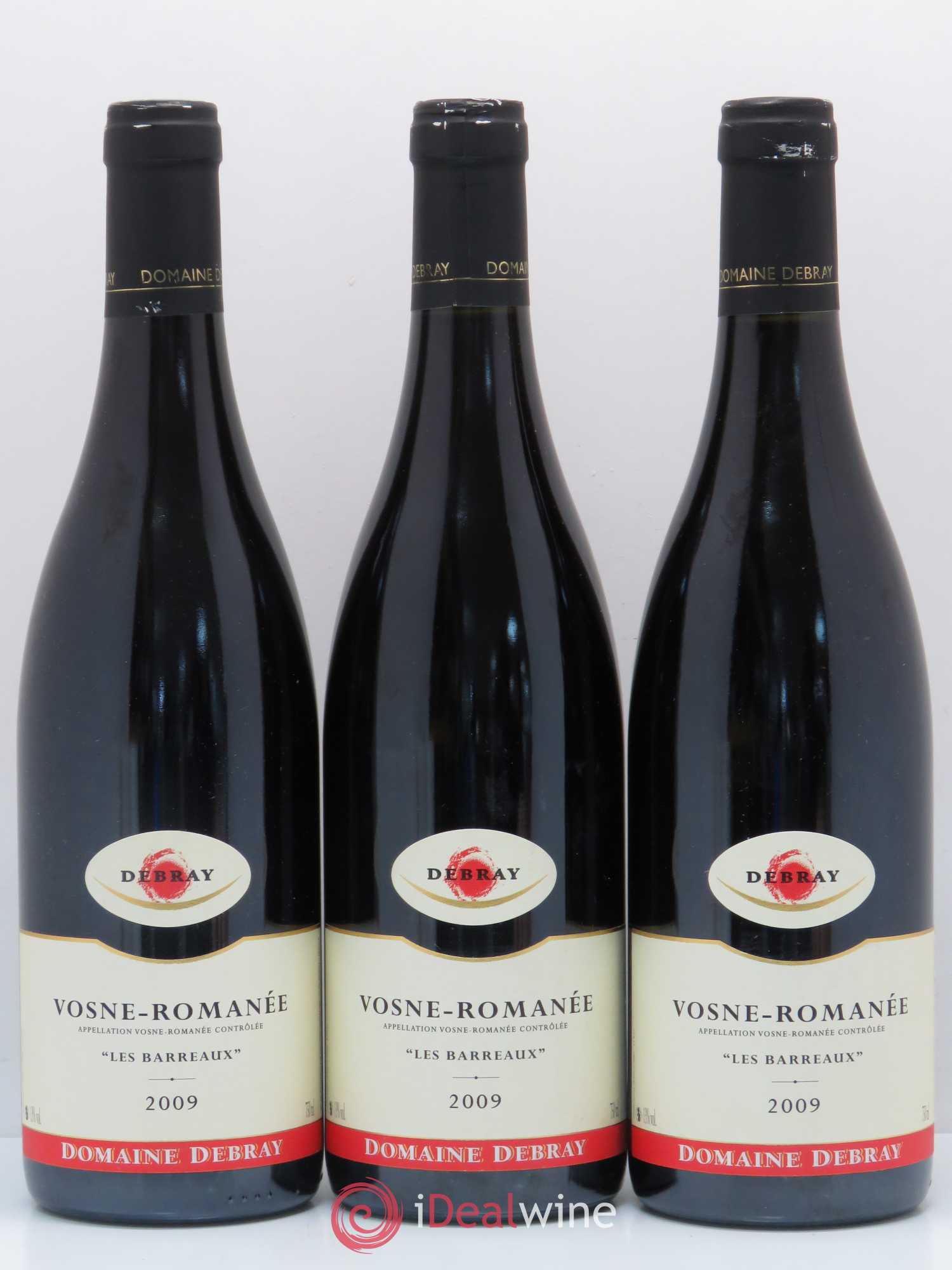 Vosne-Romanée Les Barreaux Debray 2009 - Posten von 3 Flaschen - 0