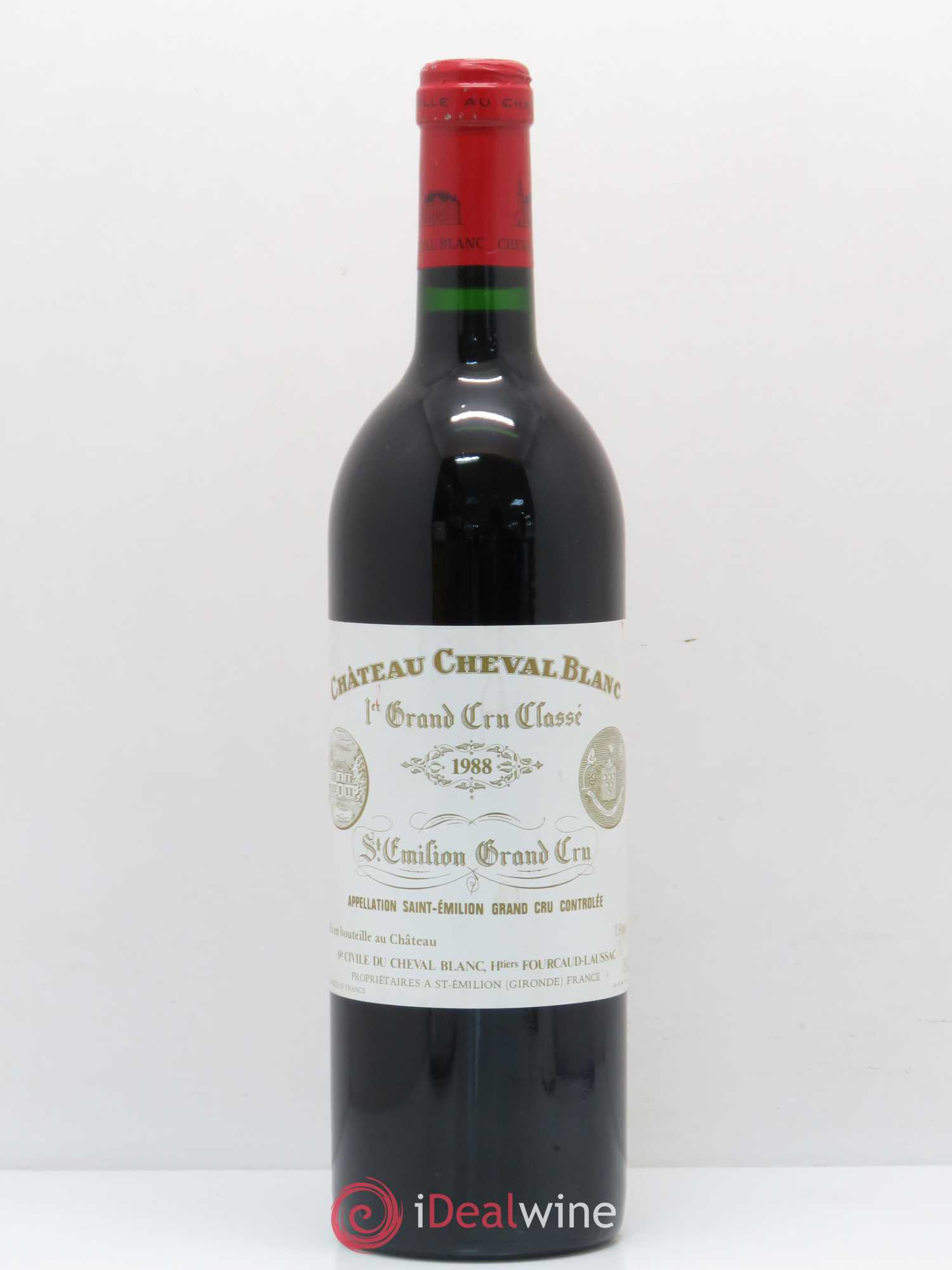 Château Cheval Blanc 1er Grand Cru Classé A 1988 - Lot de 1 bouteille - 0