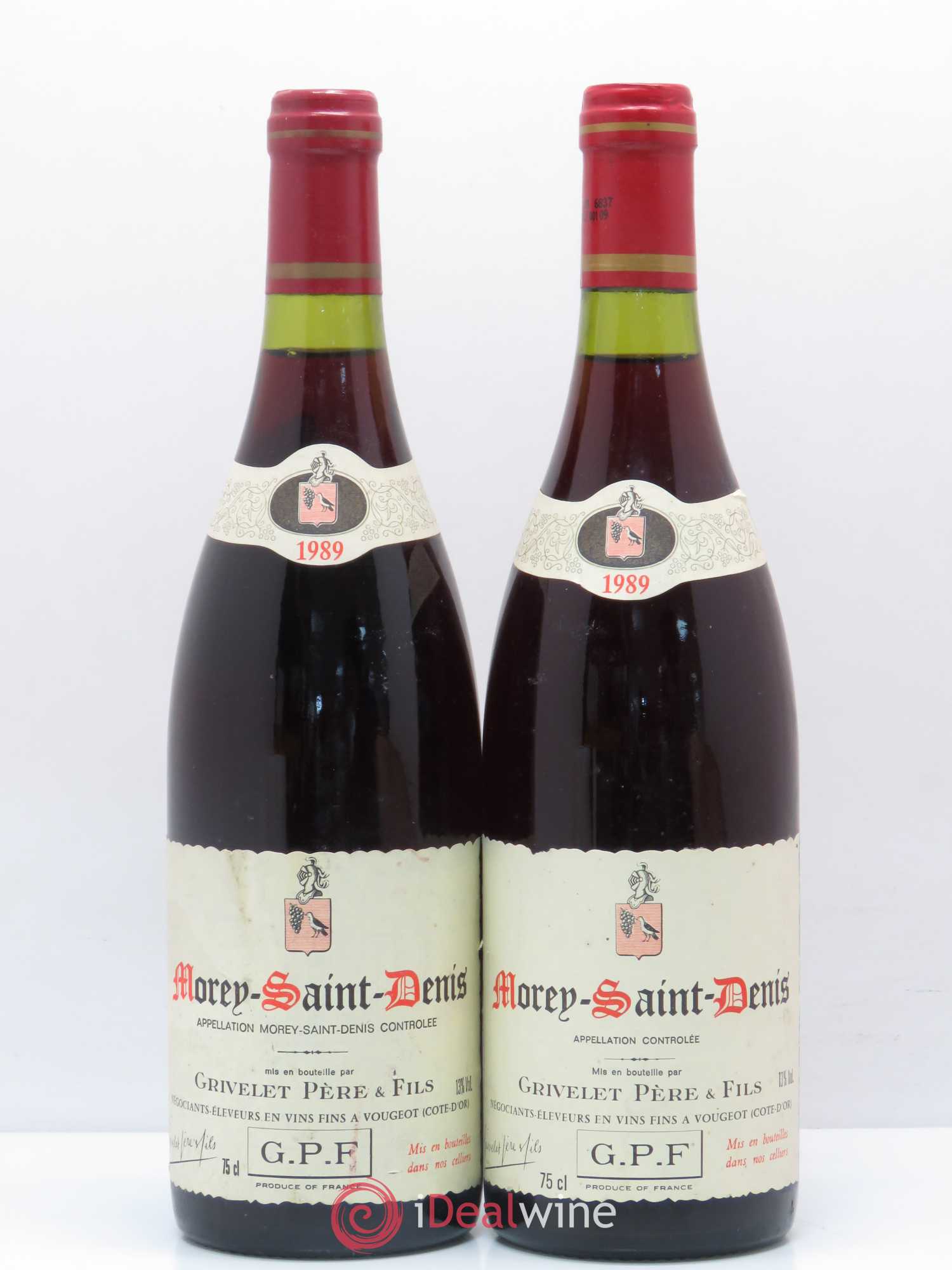 Morey-Saint-Denis Grivelet 1989 - Lot de 2 bouteilles - 0