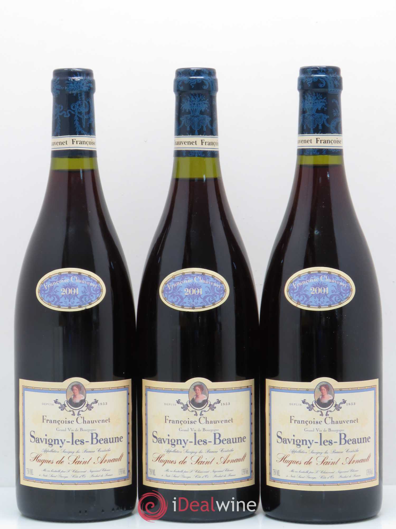 Savigny-lès-Beaune Françoise Chauvenet 2001 - Posten von 3 Flaschen - 0
