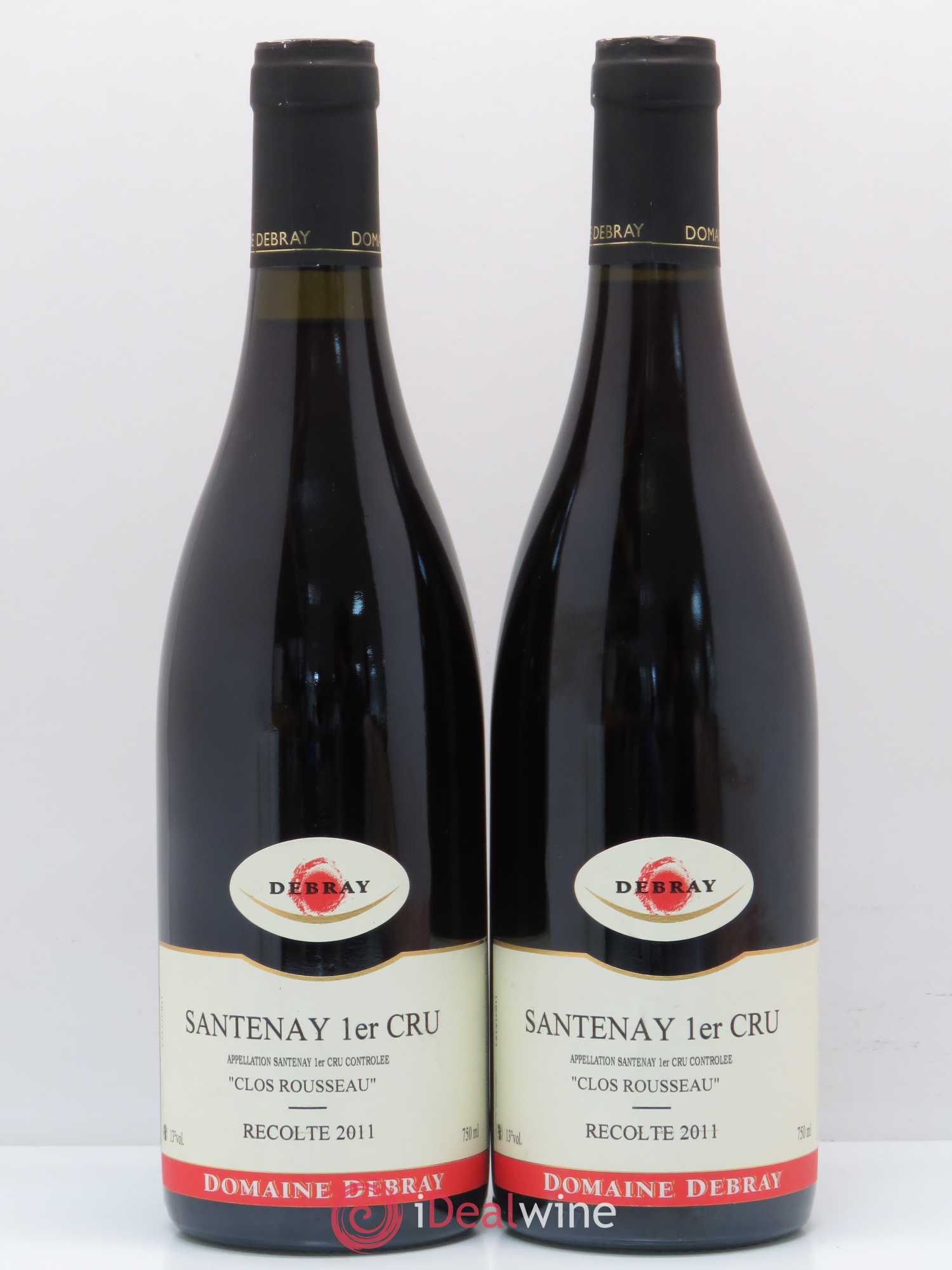 Santenay 1er Cru Clos Rousseau Debray 2011 - Lot de 2 bouteilles - 0