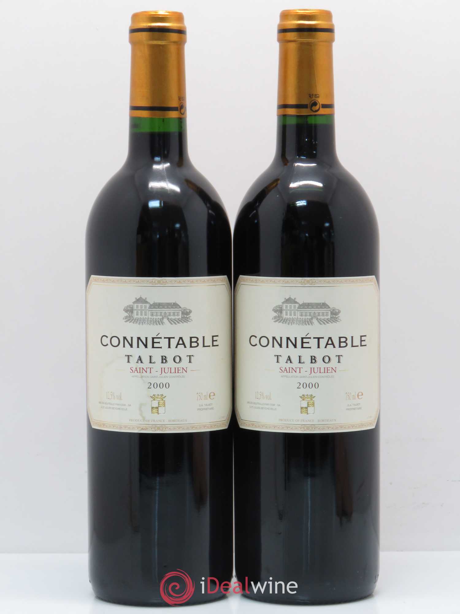 Connétable de Talbot Second Vin 2000 - Lot de 2 bouteilles - 0