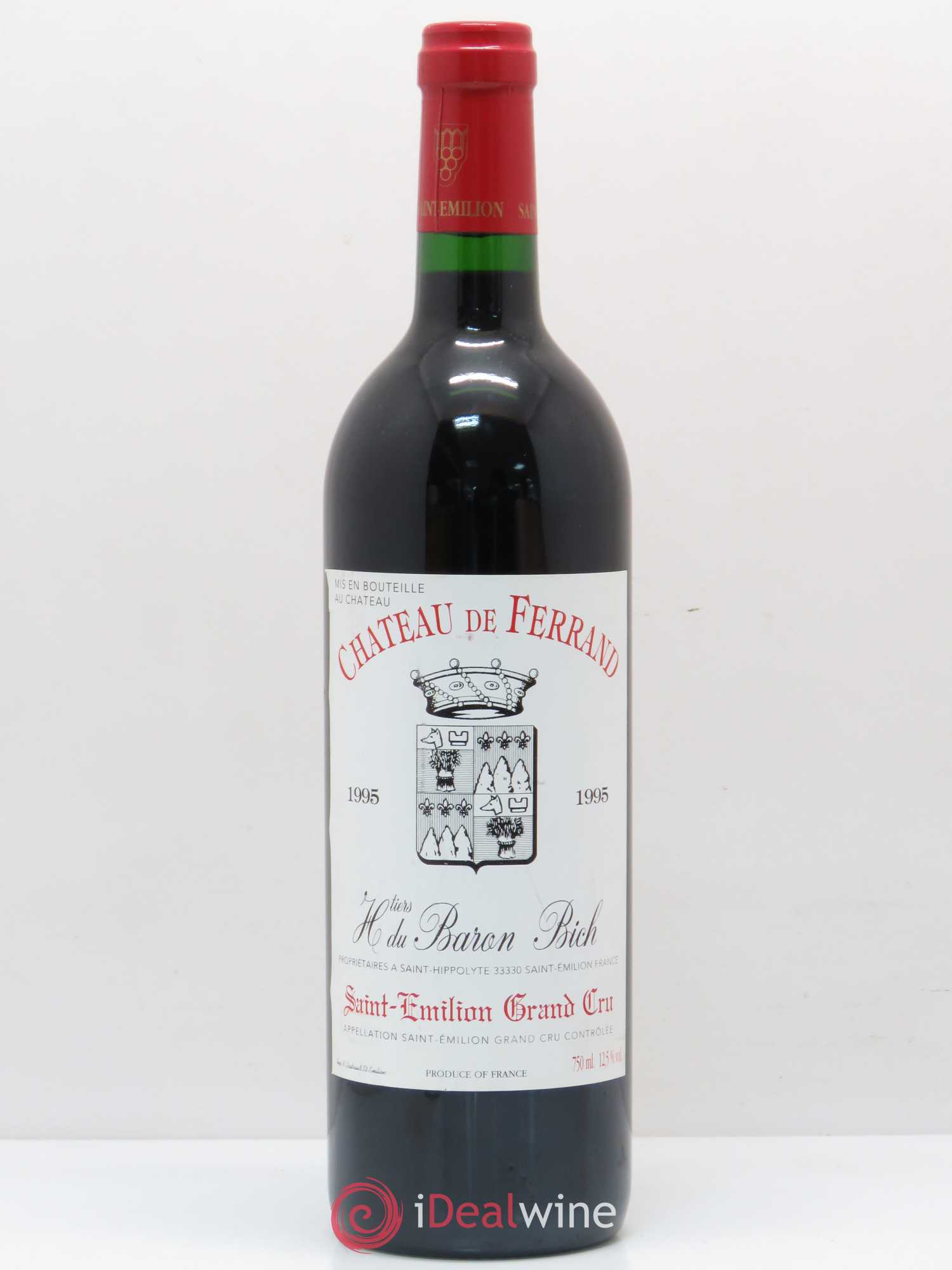 Château de Ferrand Grand Cru Classé 1995 - Lot de 1 bouteille - 0