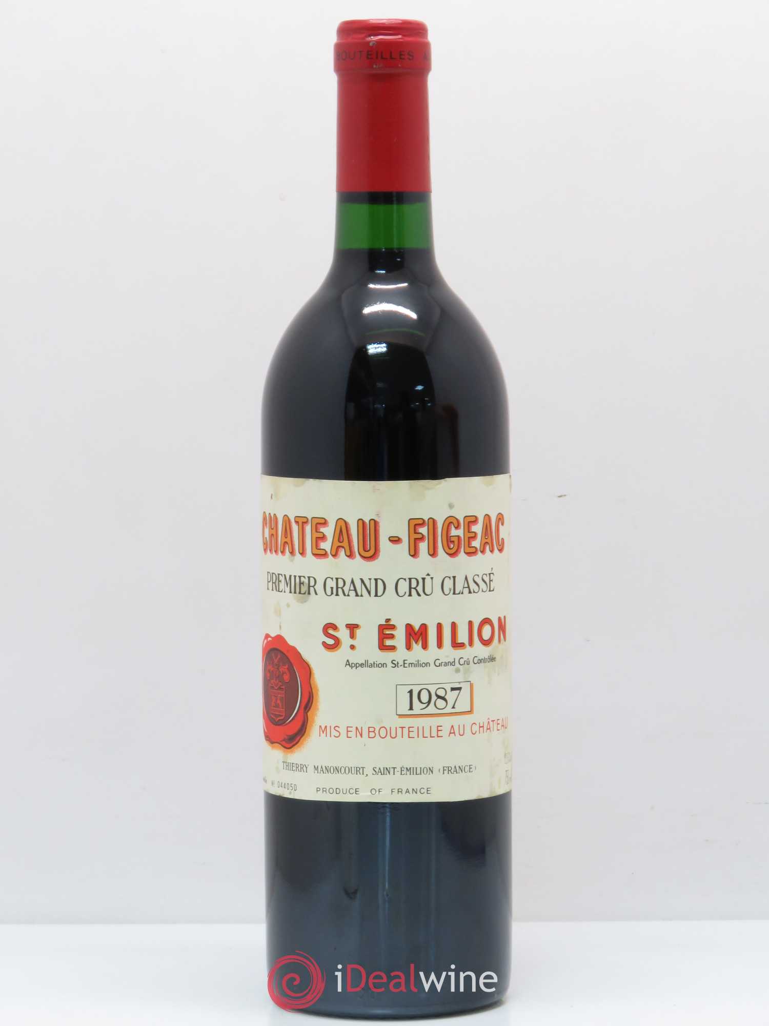 Château Figeac 1er Grand Cru Classé A 1987 - Lot de 1 bouteille - 0