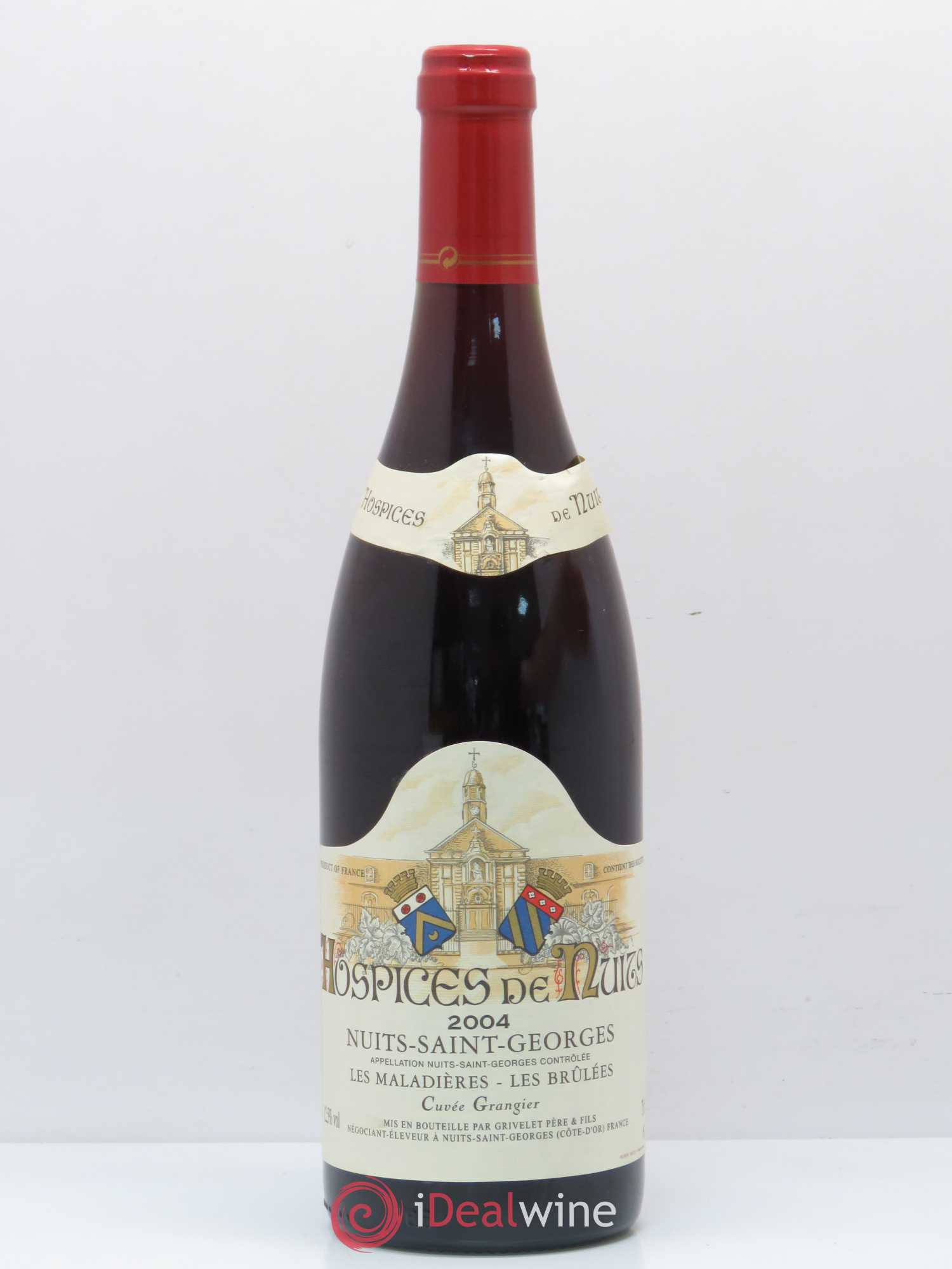 Nuits-Saint-Georges Les Maladières Les Brulées Cuvée Grangier Hospices De Nuits 2004 - Posten von 1 Flasche - 0