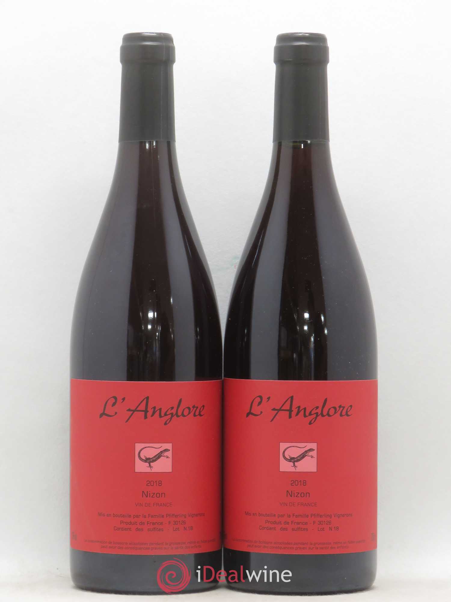 Vin de France Nizon L'Anglore (sans prix de réserve) 2018 - Lot de 2 bouteilles - 0