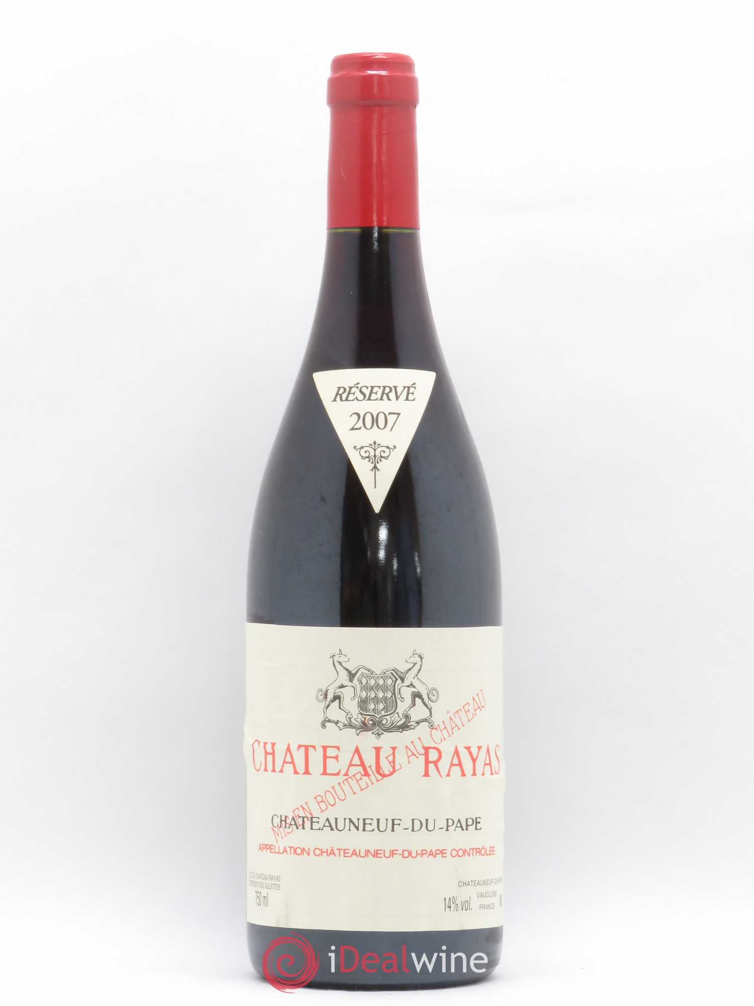 Châteauneuf-du-Pape Château Rayas Emmanuel Reynaud 2007 - Lot de 1 bouteille - 0