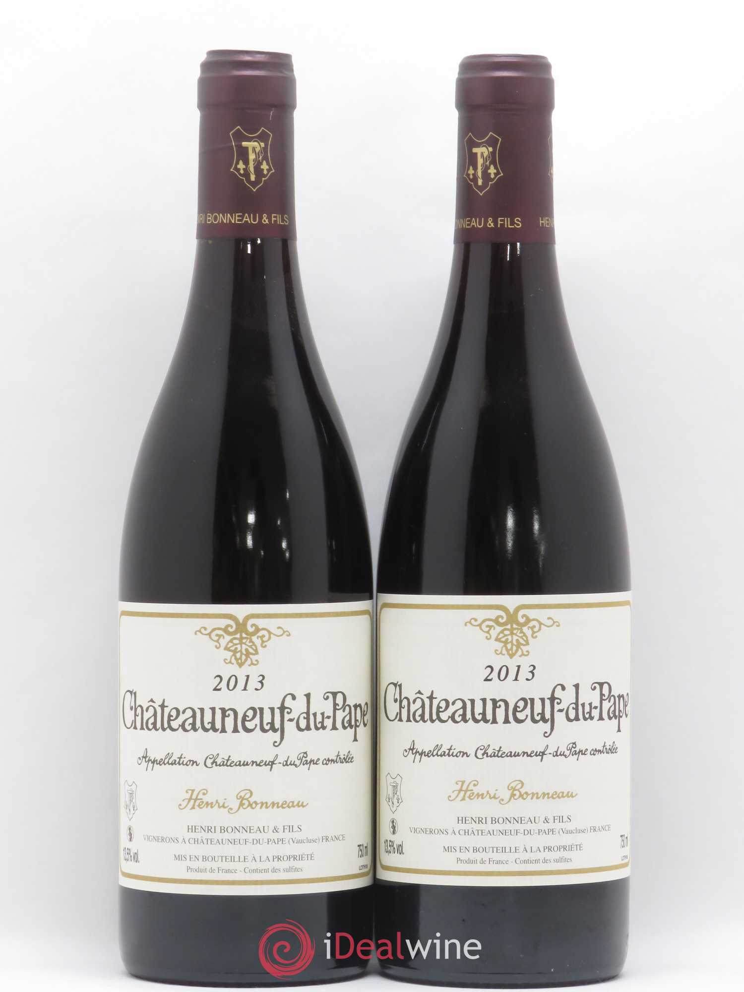 Châteauneuf-du-Pape Henri Bonneau Henri Bonneau & Fils 2013 - Lot de 2 bouteilles - 0