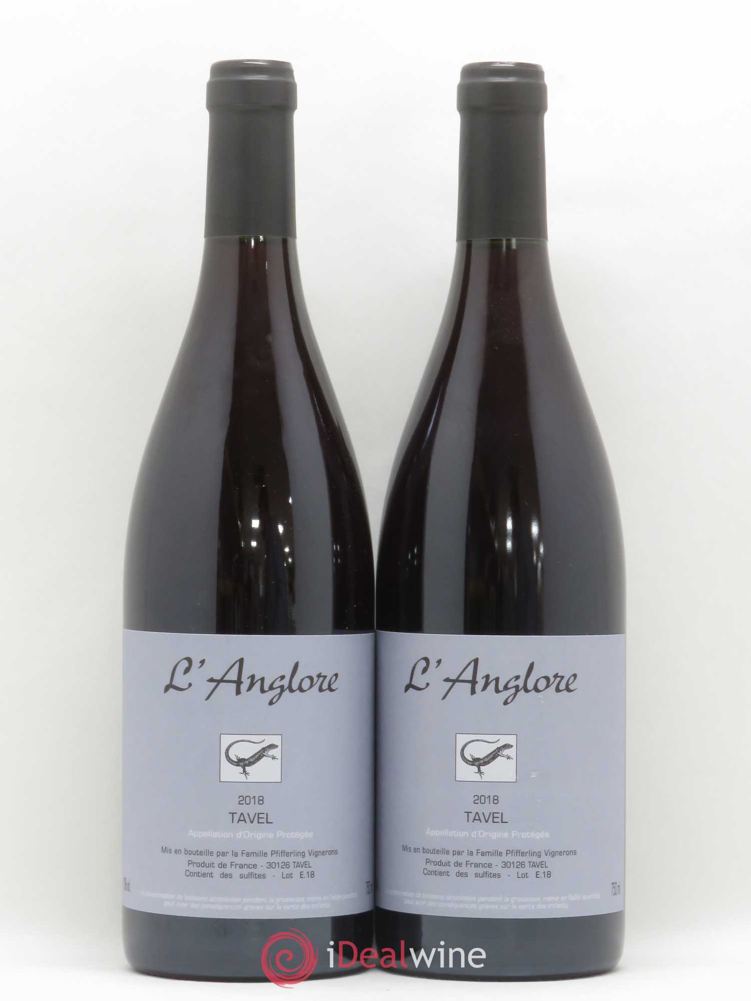 Tavel L'Anglore 2018 - Posten von 2 Flaschen - 0