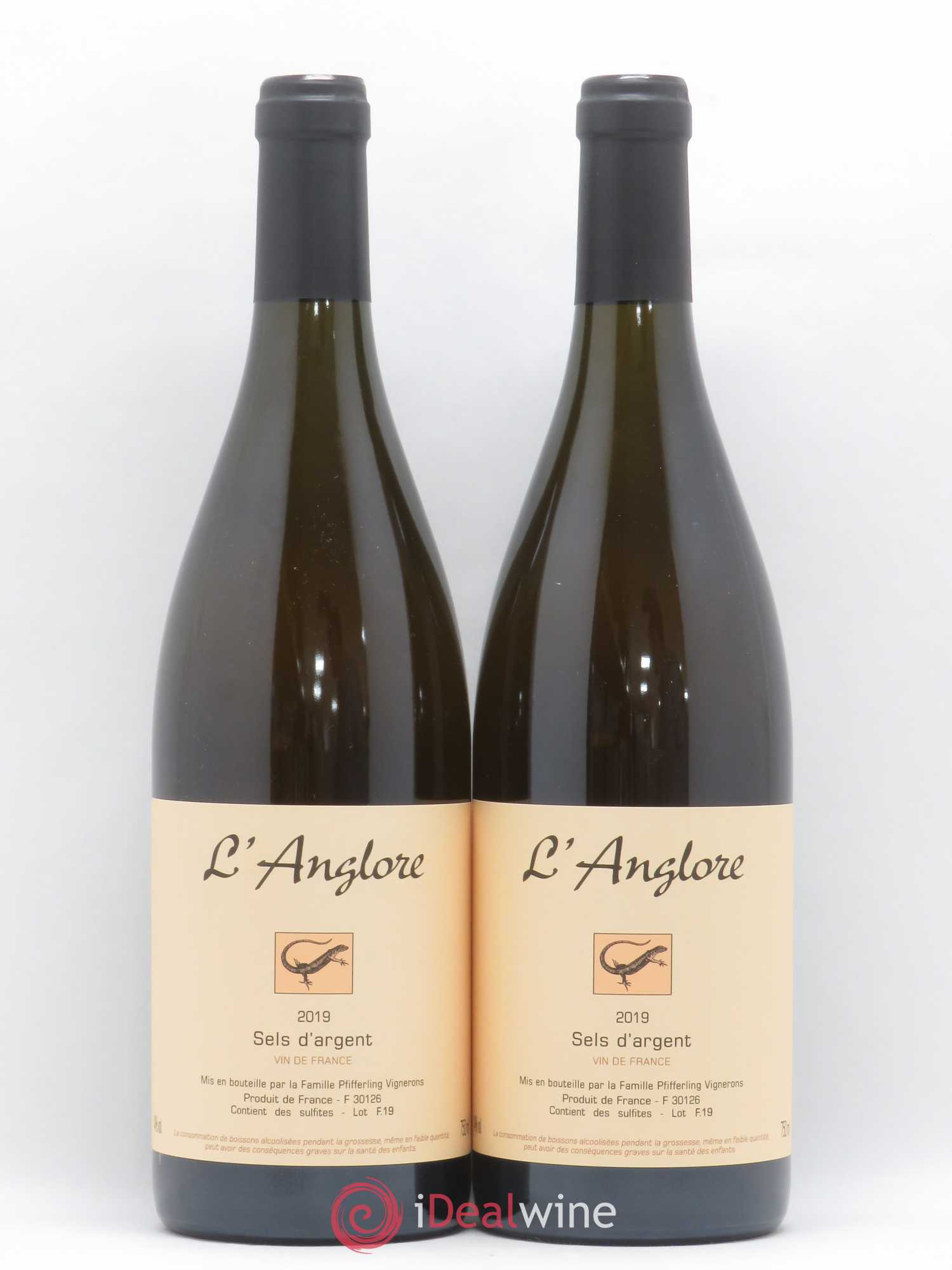 Vin de France Sels d'argent L'Anglore 2019 - Lot de 2 bouteilles - 0