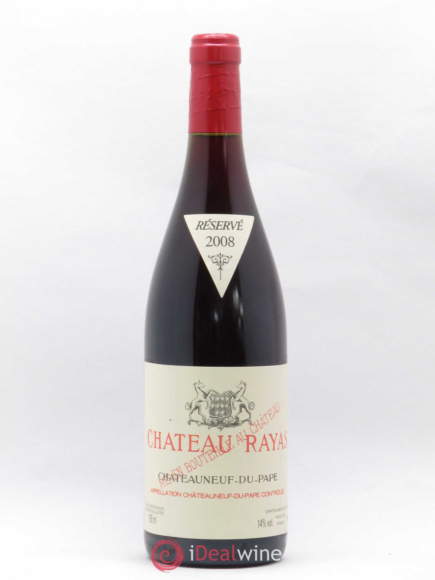 Châteauneuf-du-Pape Château Rayas Emmanuel Reynaud 2008 - Lot de 1 bouteille - 0