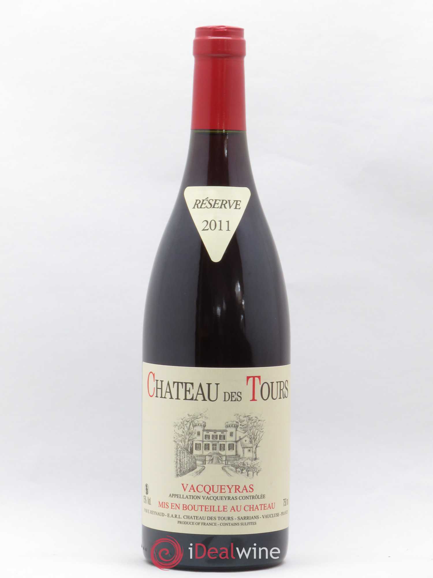 Vacqueyras Château des Tours Emmanuel Reynaud 2011 - Lot de 1 bouteille - 0