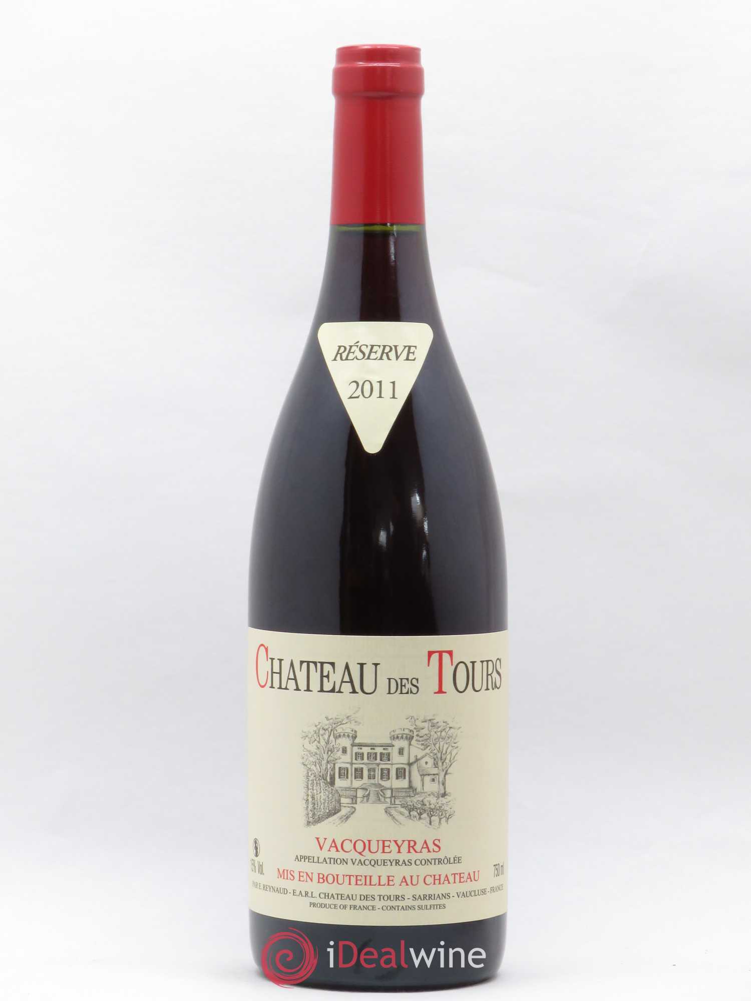 Vacqueyras Château des Tours Emmanuel Reynaud 2011 - Lot de 1 bouteille - 0