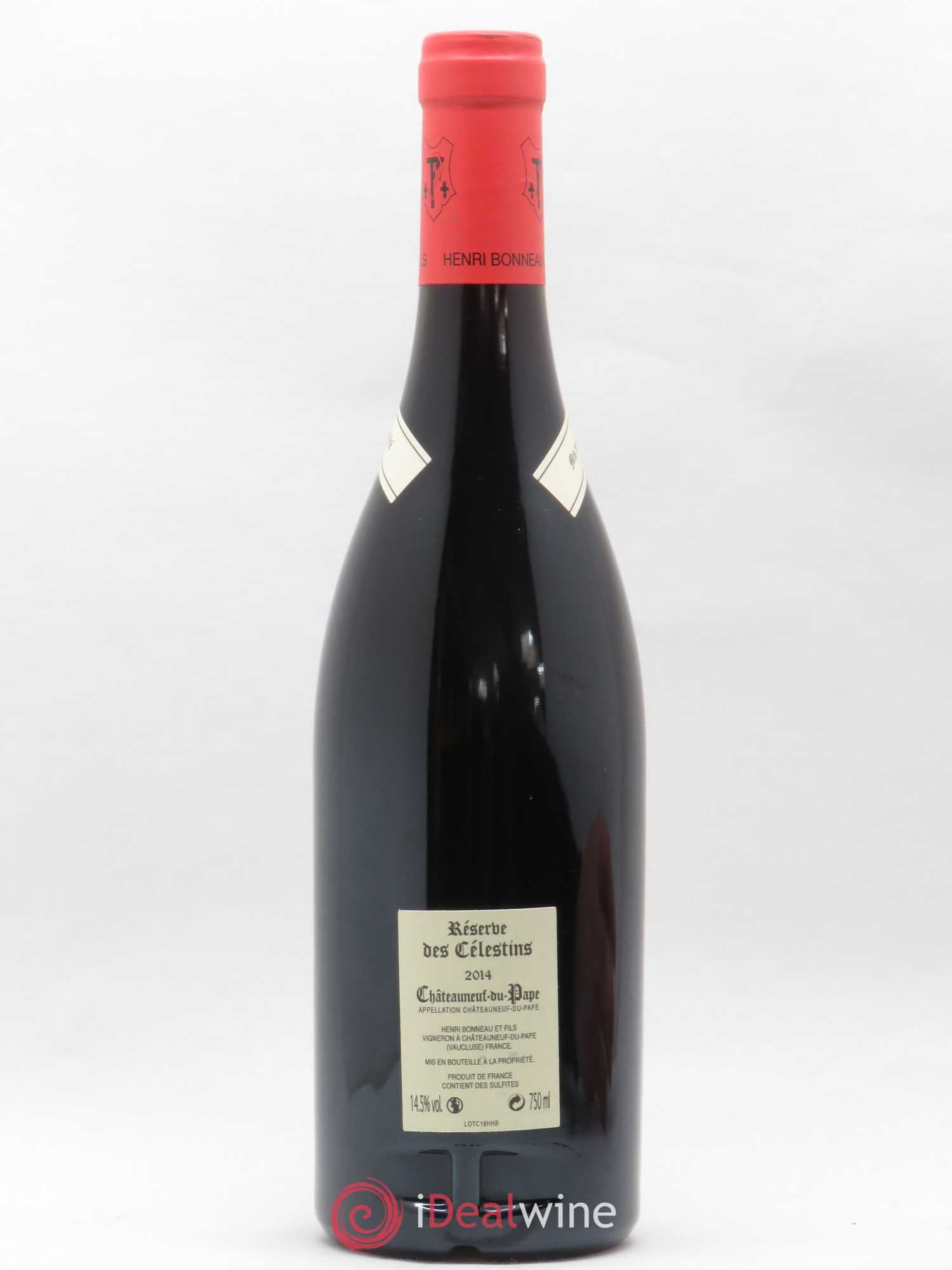 Châteauneuf-du-Pape Réserve des Célestins Henri Bonneau & Fils 2014 - Lot de 1 bouteille - 1