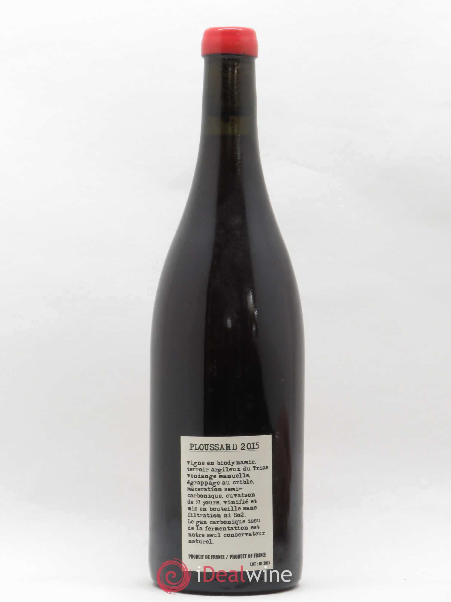 Arbois Ploussard Adeline Houillon & Renaud Bruyère 2015 - Lot de 1 bouteille - 1
