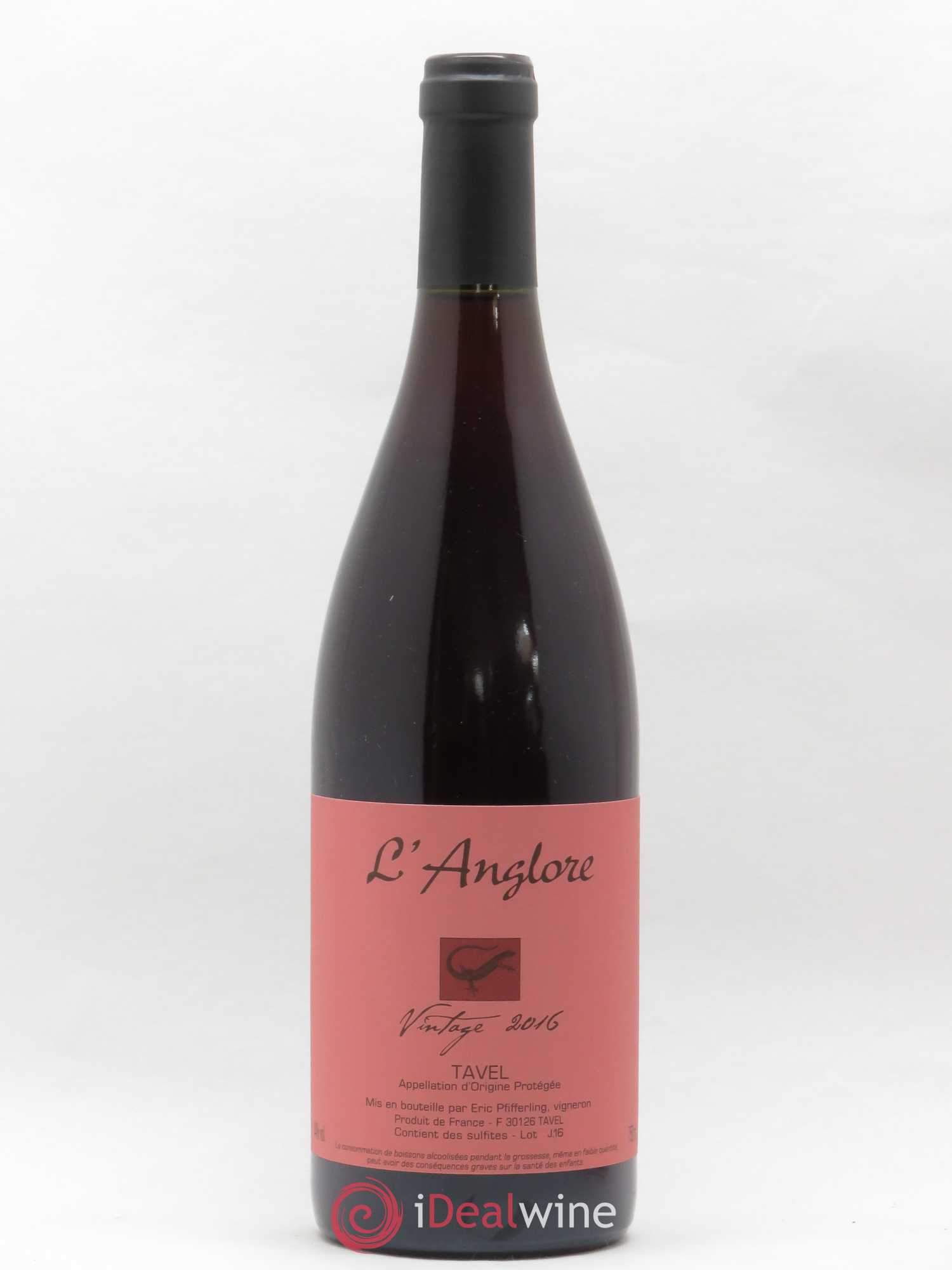 Tavel Vintage L'Anglore (senza prezzo di riserva) 2016 - Lotto di 1 bottiglia - 0
