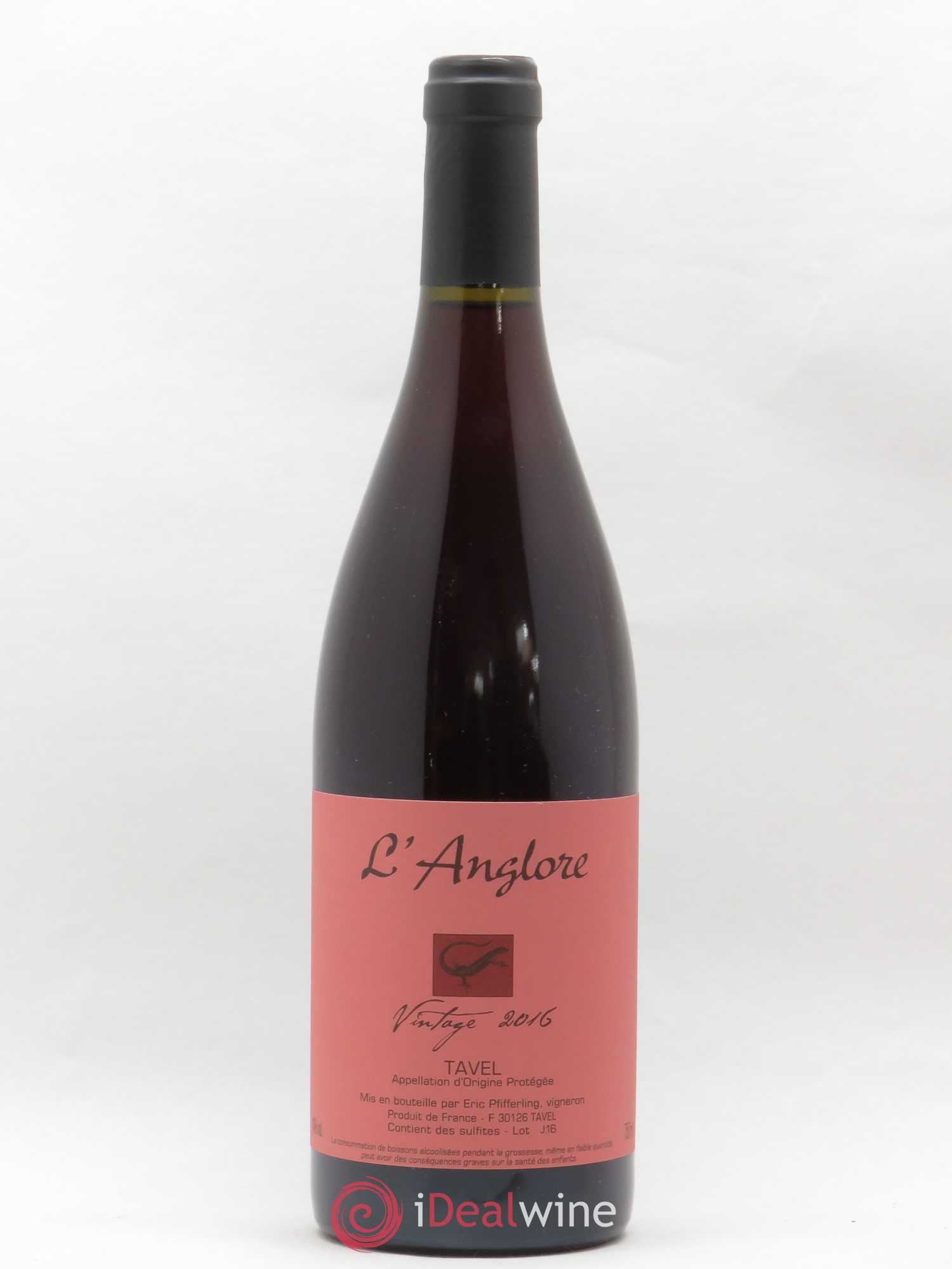Tavel Vintage L'Anglore (senza prezzo di riserva) 2016 - Lotto di 1 bottiglia - 0