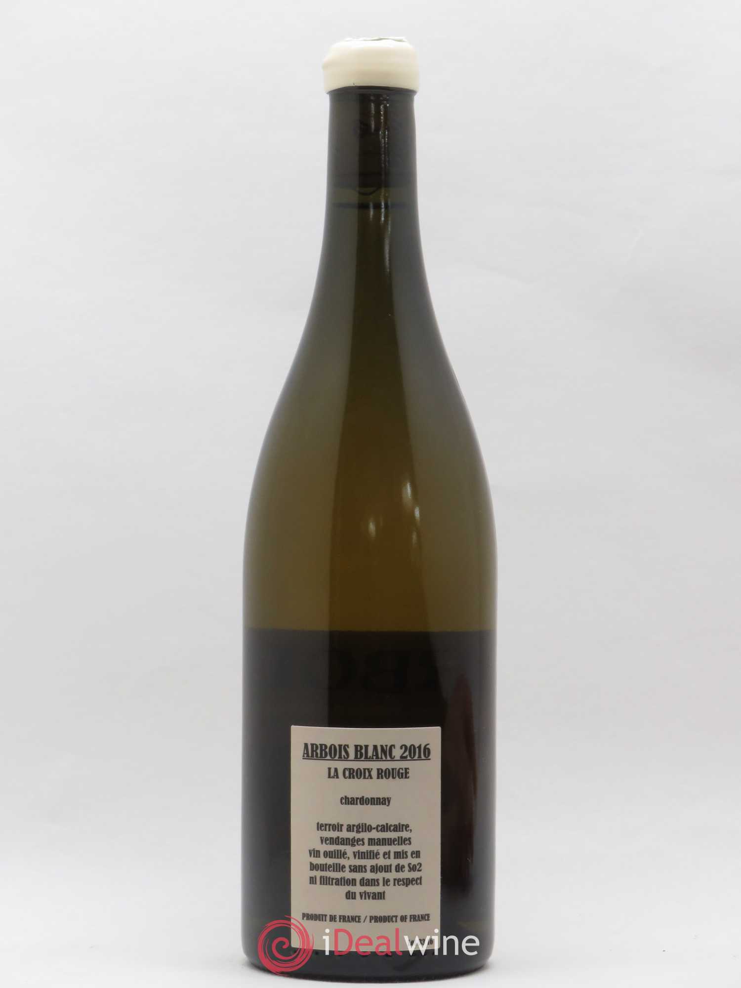 Arbois Chardonnay La Croix Rouge Adeline Houillon & Renaud Bruyère 2016 - Lot de 1 bouteille - 1
