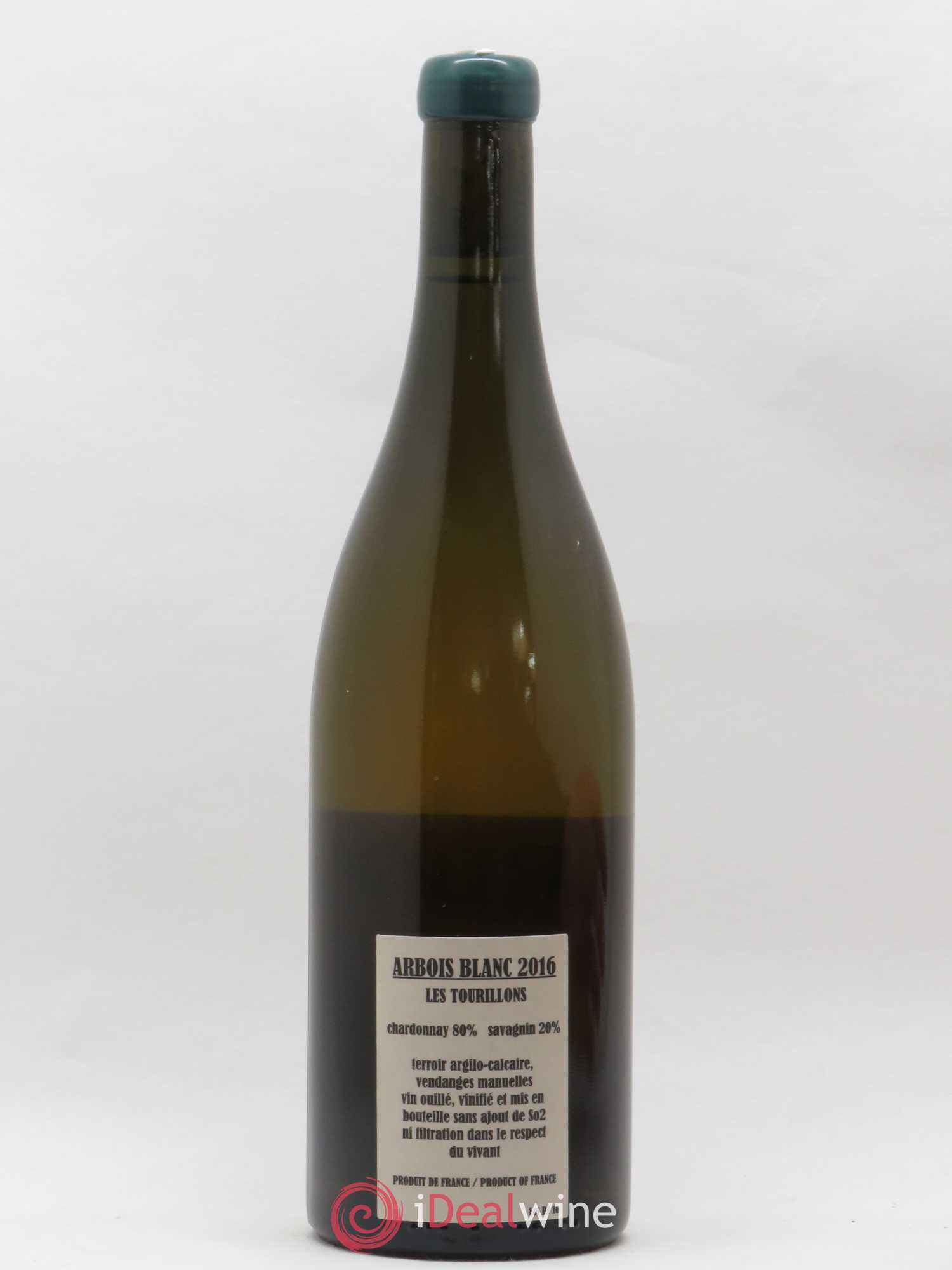 Arbois Chardonnay Savagnin Les Tourillons Adeline Houillon & Renaud Bruyère 2016 - Lot de 1 bouteille - 1