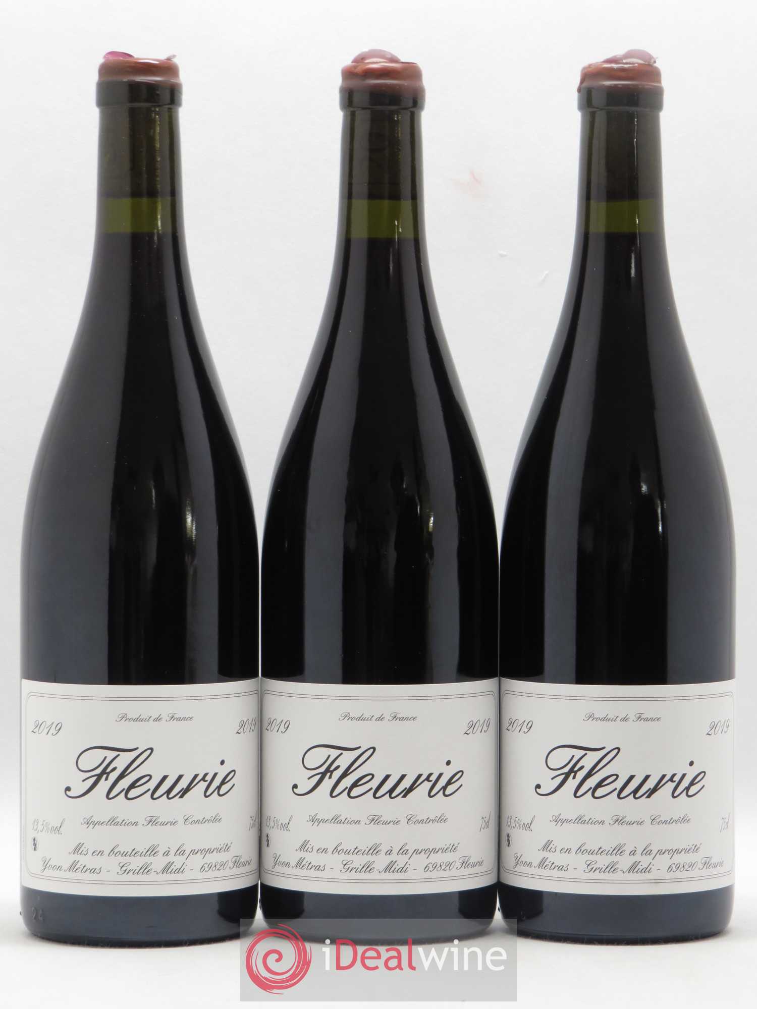 Fleurie Yvon Métras 2019 - Lot de 3 bouteilles - 0