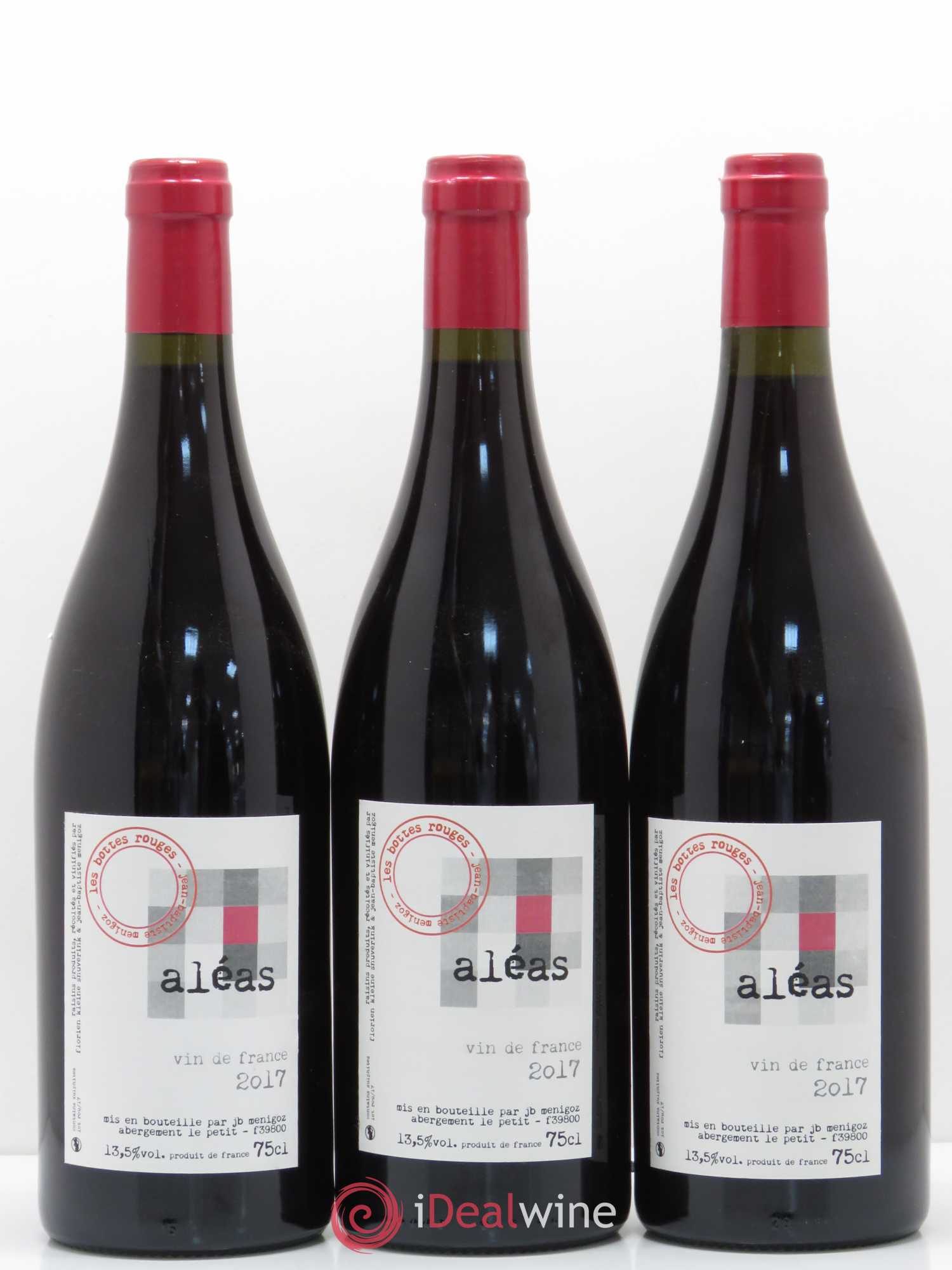 Arbois Aléas Les Bottes Rouges 2017 - Lot de 3 bouteilles - 0