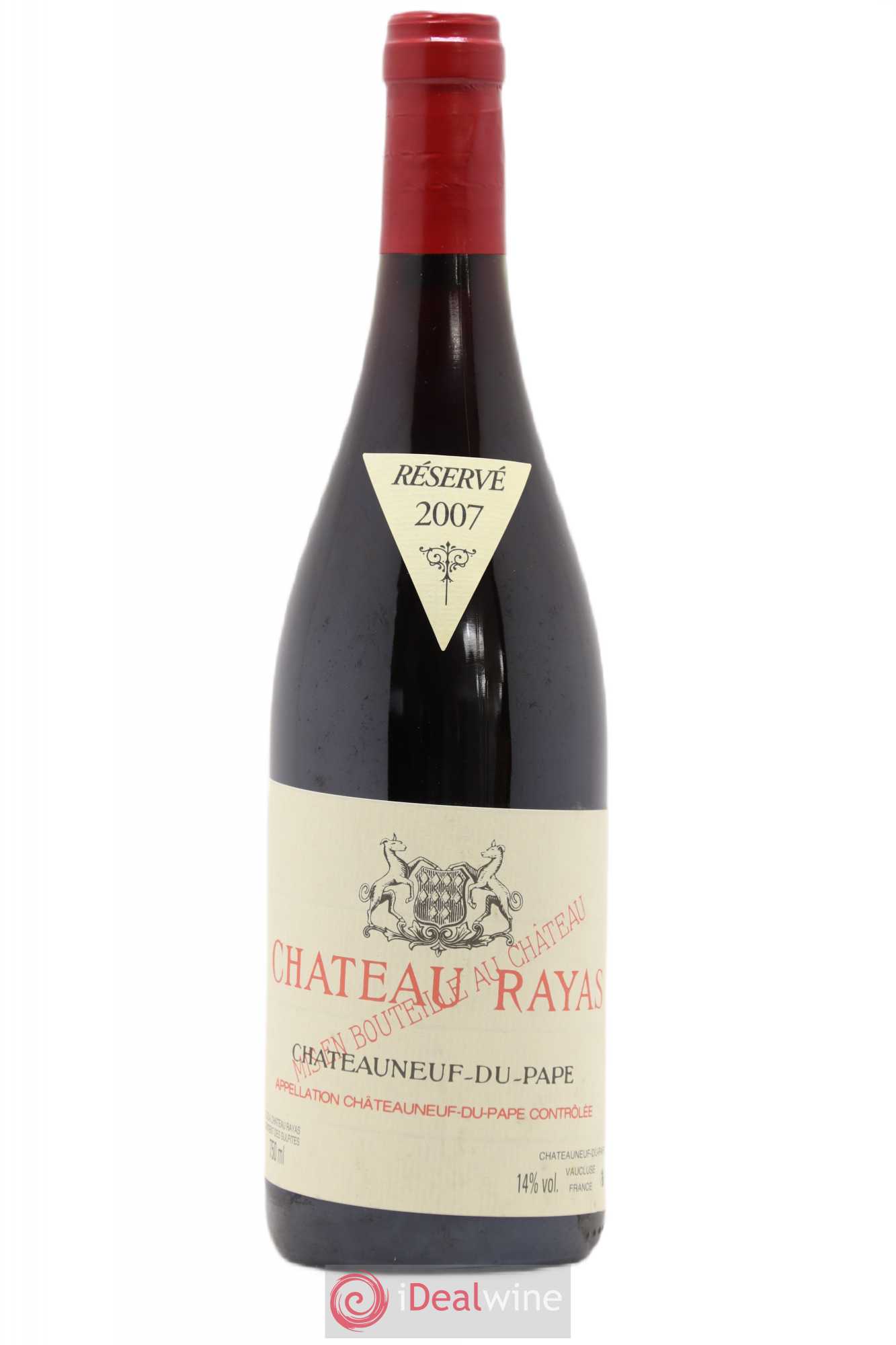 Châteauneuf-du-Pape Château Rayas Emmanuel Reynaud 2007 - Lot de 1 bouteille - 0
