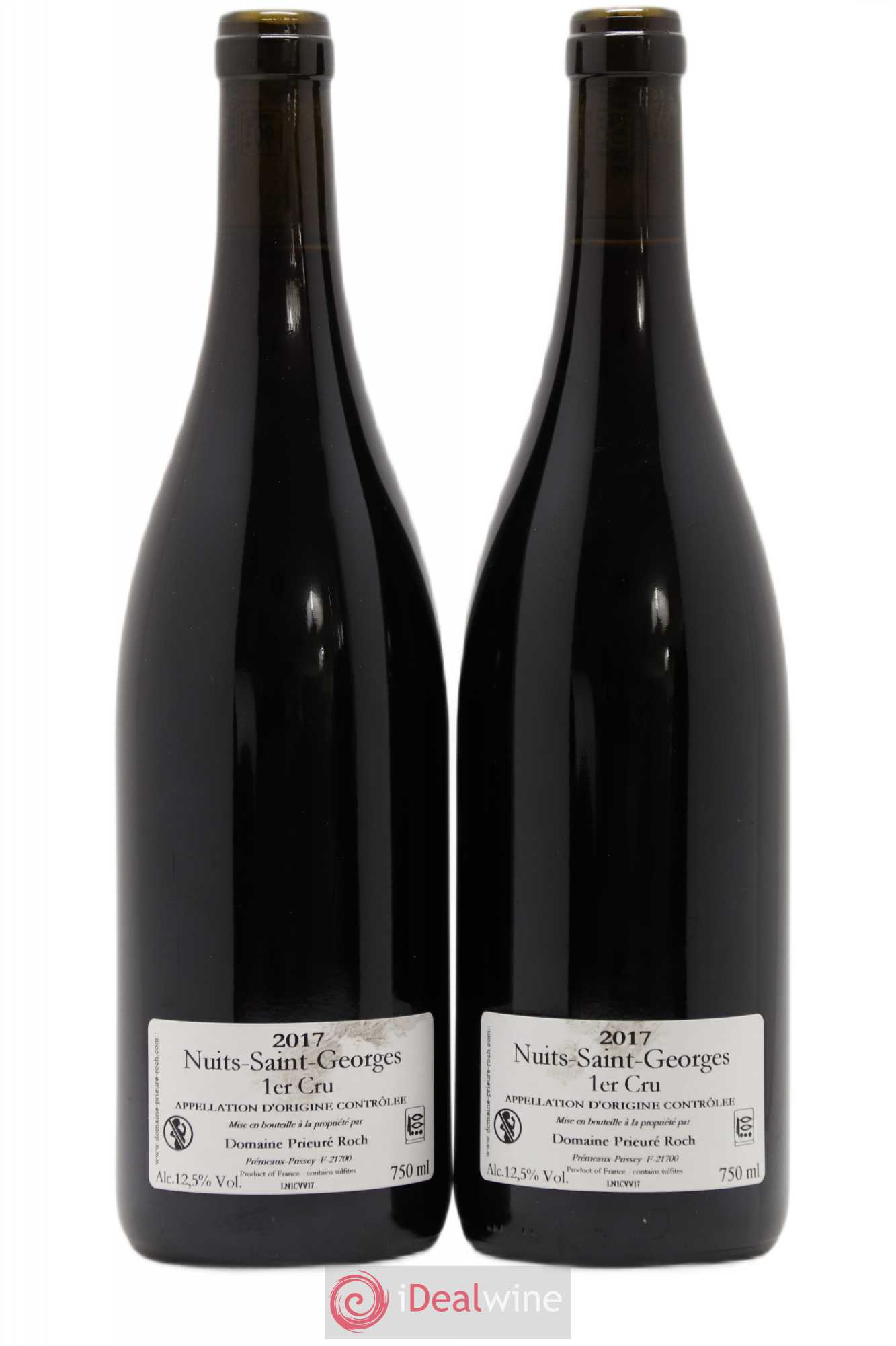 Nuits-Saint-Georges 1er Cru Vieilles Vignes Prieuré Roch 2017 - Lot de 2 bouteilles - 1
