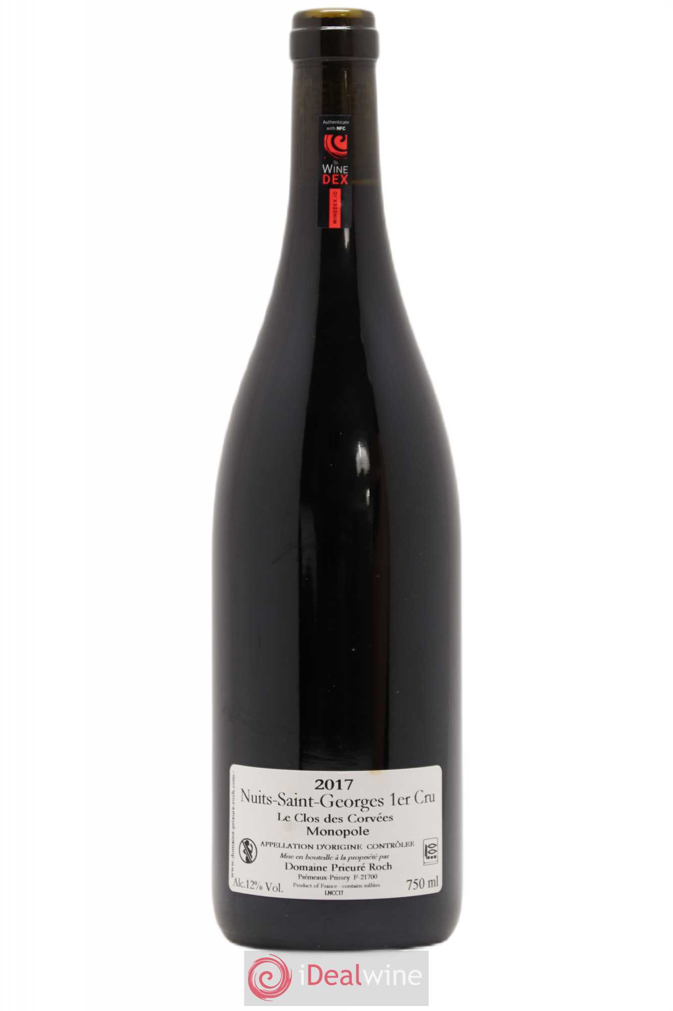 Nuits-Saint-Georges 1er Cru Le Clos des Corvées Prieuré Roch 2017 - Lot de 1 bouteille - 1