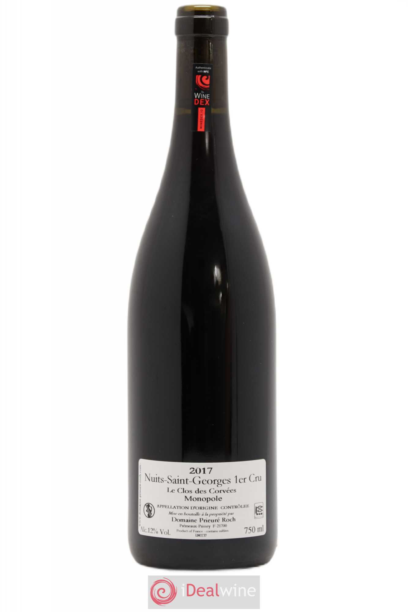 Nuits-Saint-Georges 1er Cru Le Clos des Corvées Prieuré Roch 2017 - Lot de 1 bouteille - 1