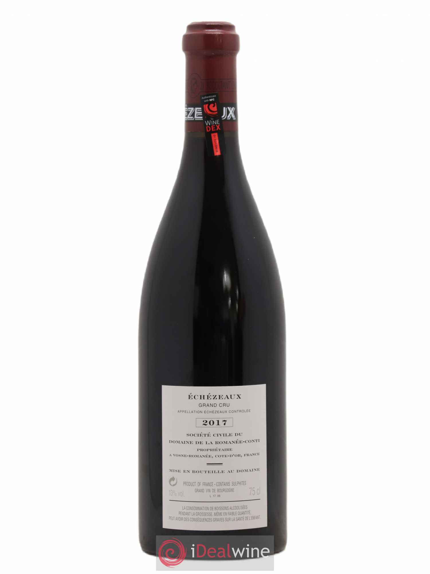 Echezeaux Grand Cru Domaine de la Romanée-Conti 2017 - Lot de 1 bouteille - 1