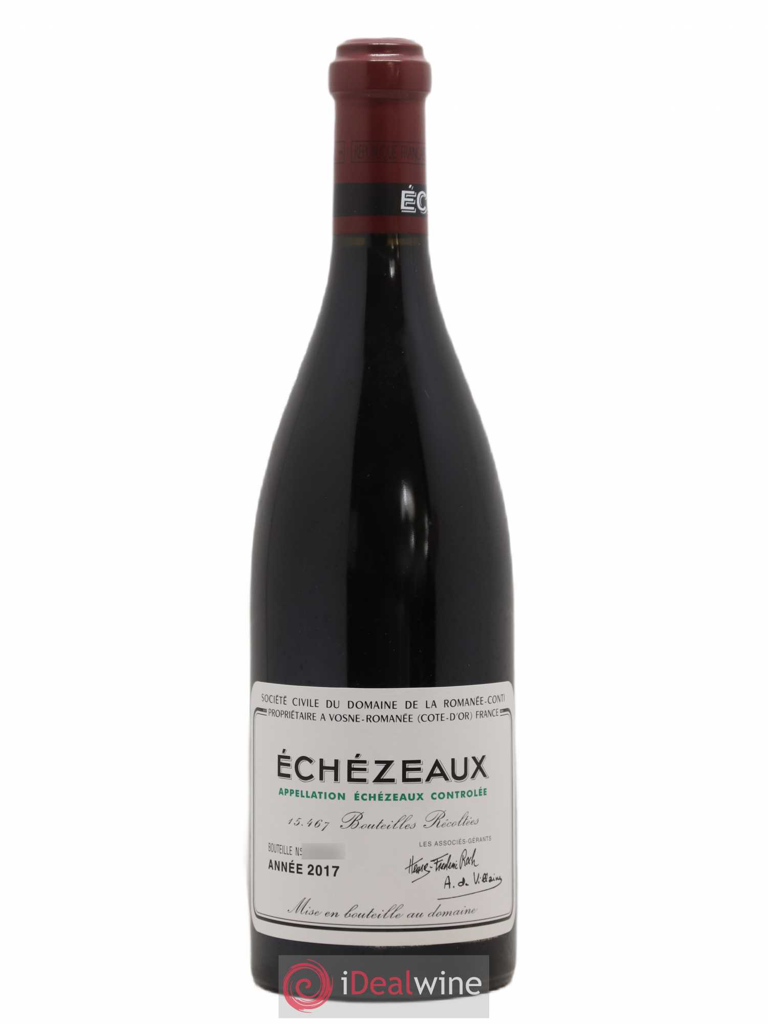Echezeaux Grand Cru Domaine de la Romanée-Conti 2017 - Lot de 1 bouteille - 0