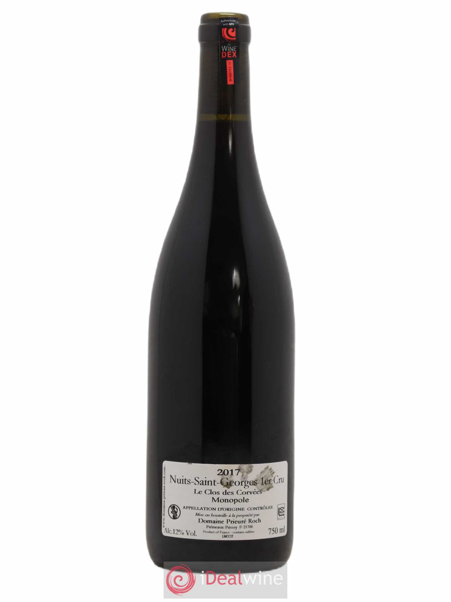 Nuits-Saint-Georges 1er Cru Le Clos des Corvées Prieuré Roch 2017 - Lot de 1 bouteille - 1