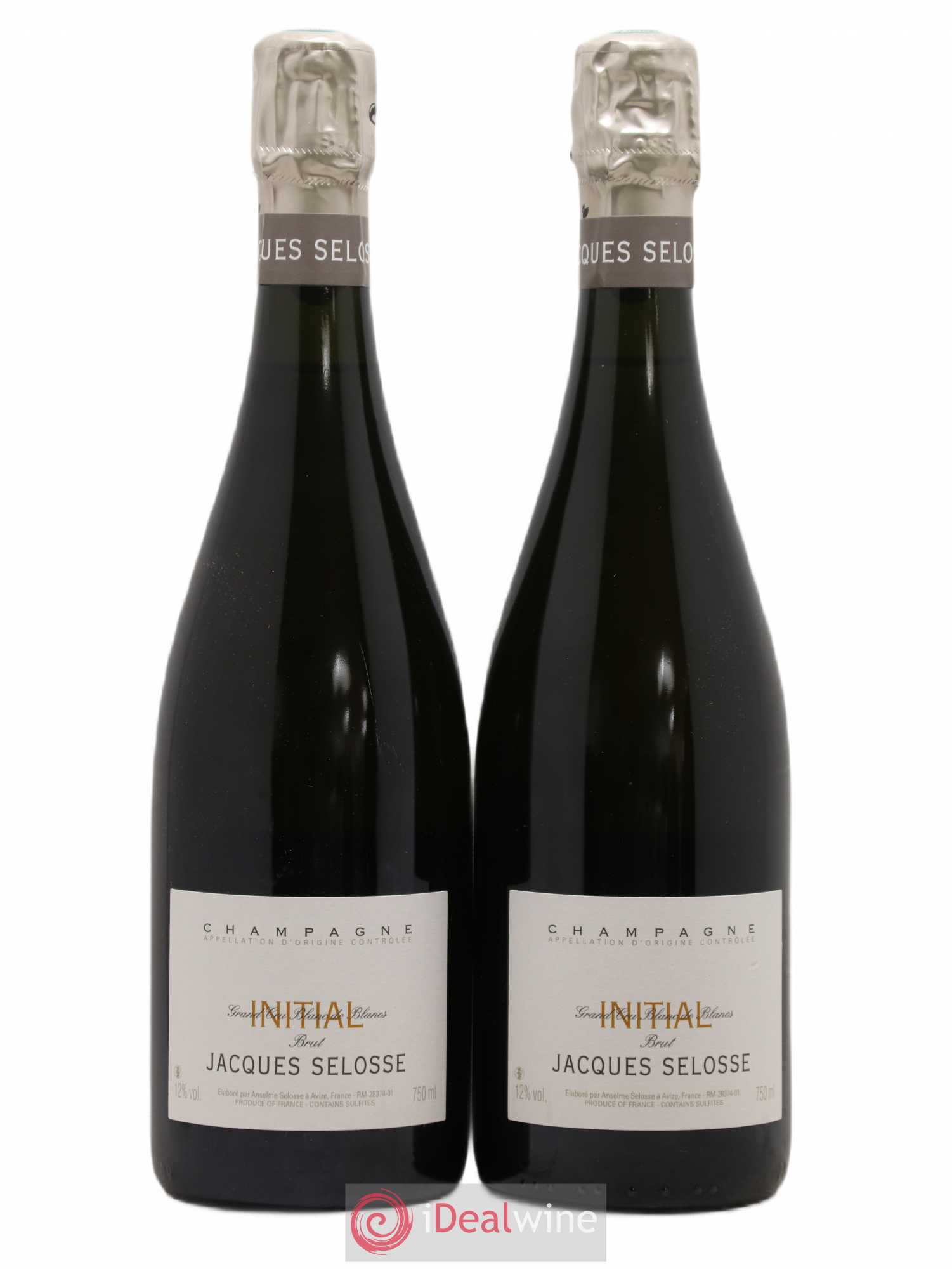 Initial Brut Jacques Selosse - Lot de 2 bouteilles - 0