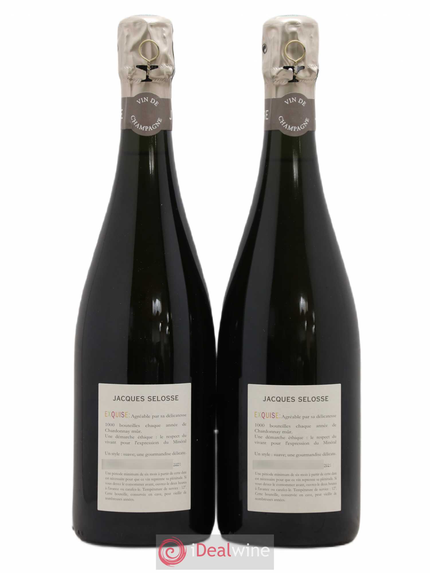 Exquise NV Jacques Selosse - Lot de 2 bouteilles - 1