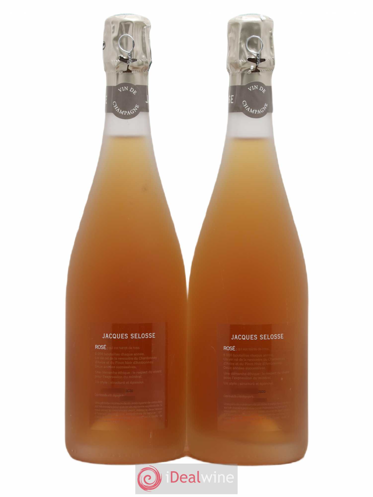 Rosé Brut Jacques Selosse - Lot de 2 bouteilles - 1
