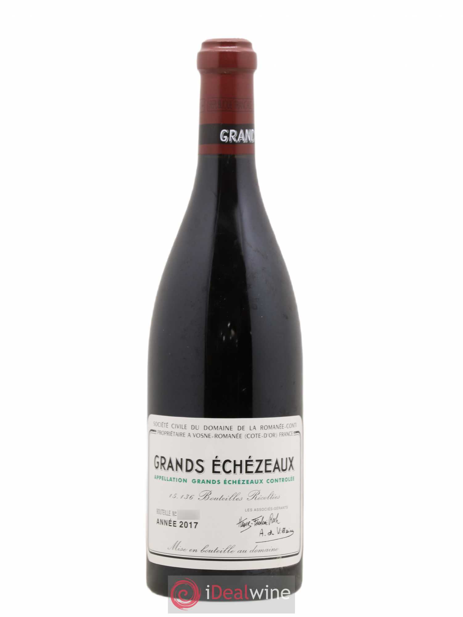 Grands-Echezeaux Grand Cru Domaine de la Romanée-Conti 2017 - Lot de 1 bouteille - 0
