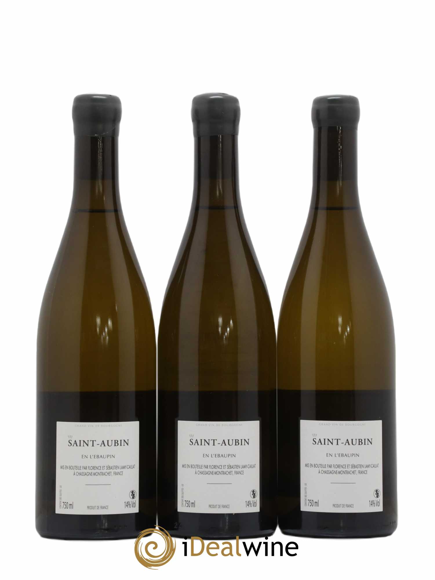 Saint-Aubin En l'Ebaupin Lamy-Caillat (Domaine) 2019 - Lot de 3 bouteilles - 1